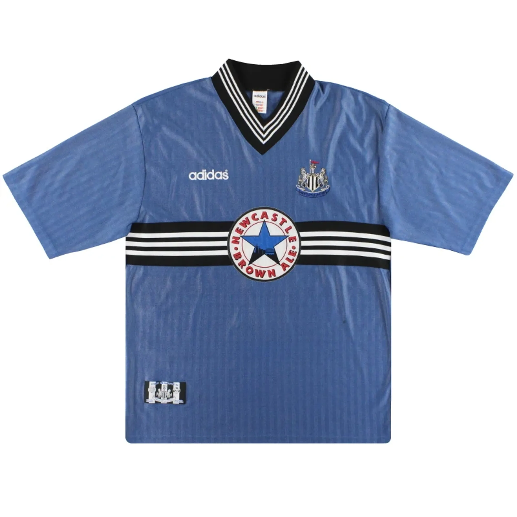 1996-97 Newcastle adidas Away Shirt M - Newcastle United / Very good 