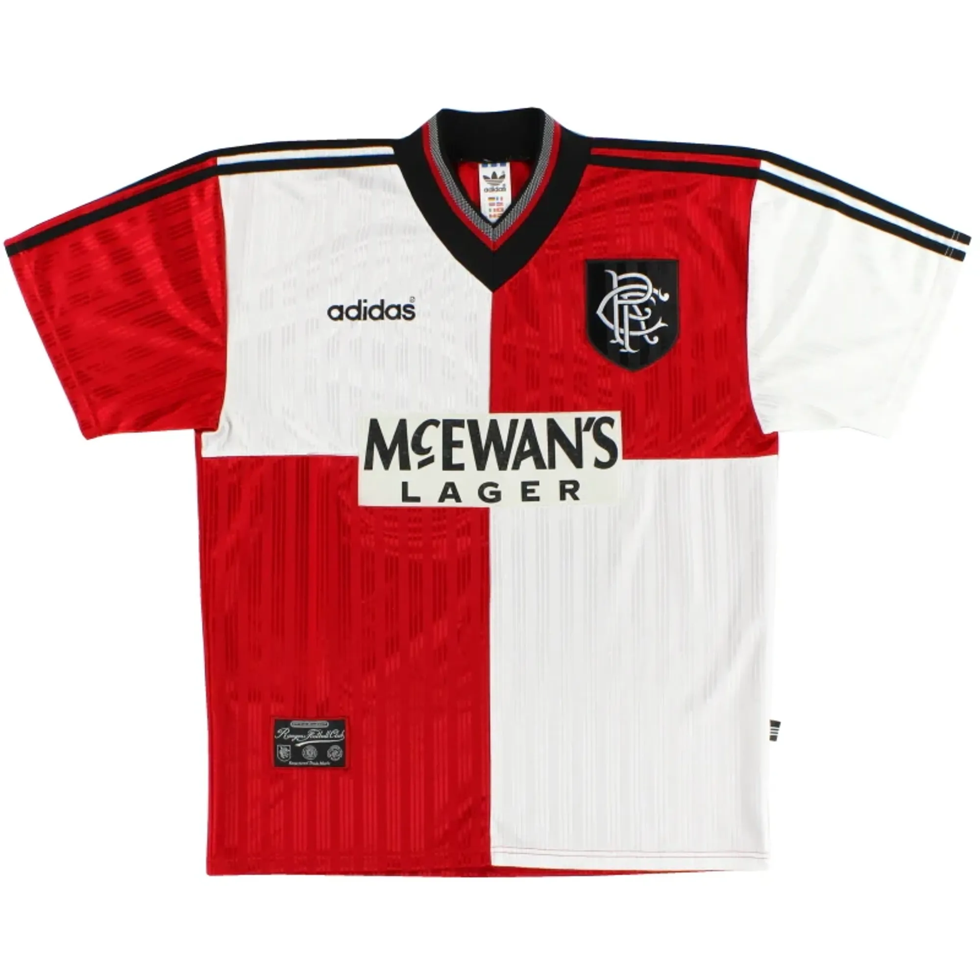 1995-96 Rangers adidas Away Shirt XL - Rangers / Excellent 