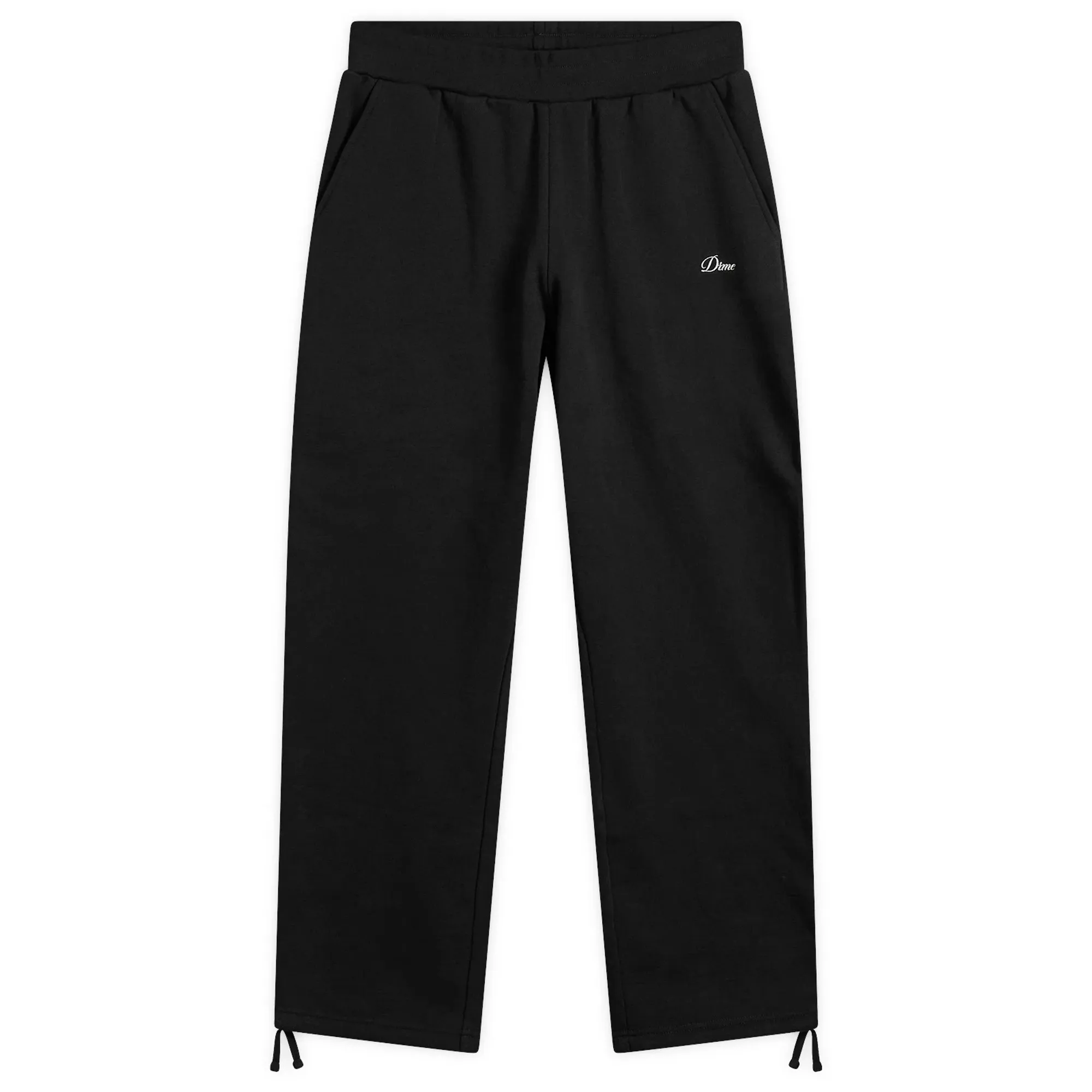 Dime Men's Cursive Small Logo Sweatpants Black