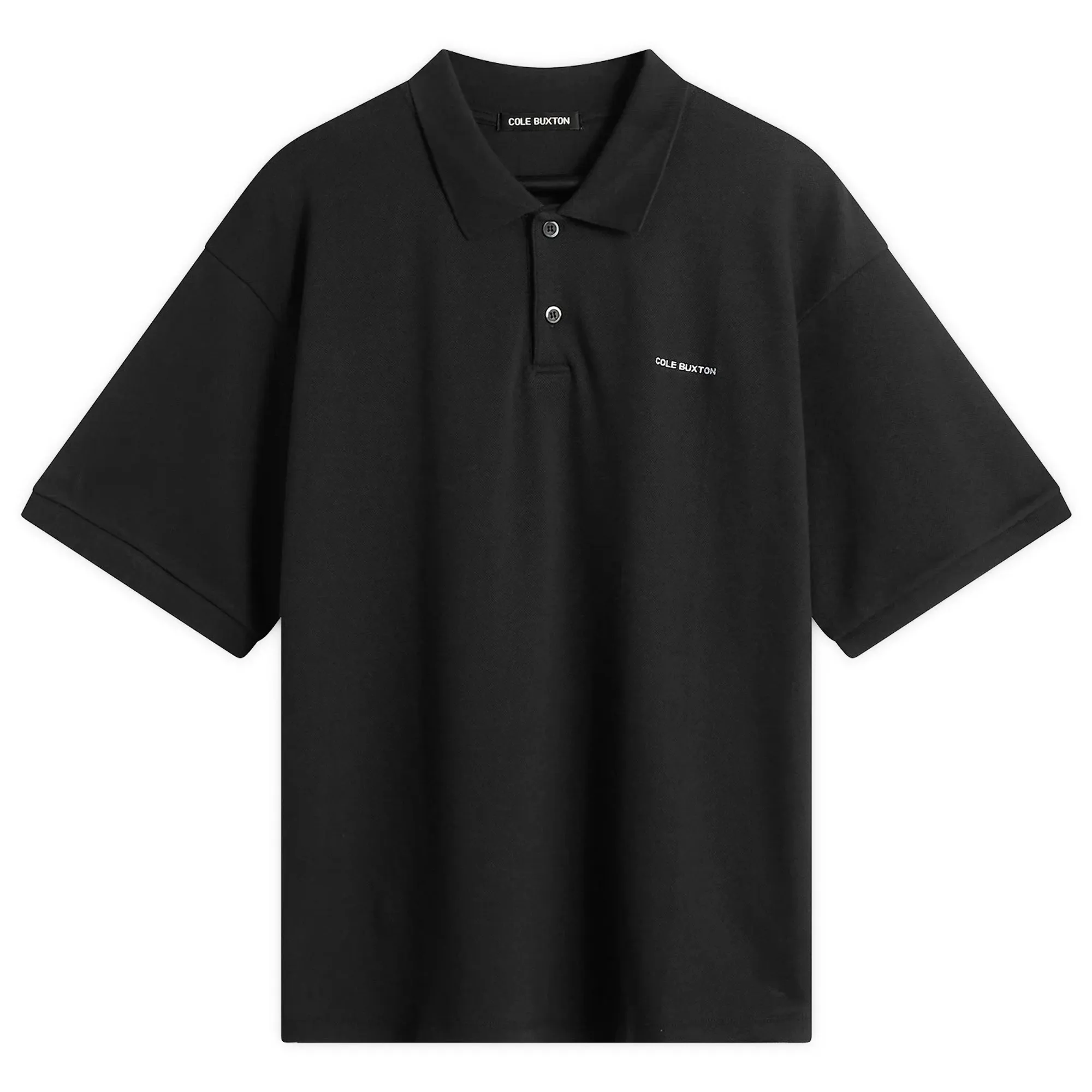 Cole Buxton Men's Mini Logo Polo Shirt Black