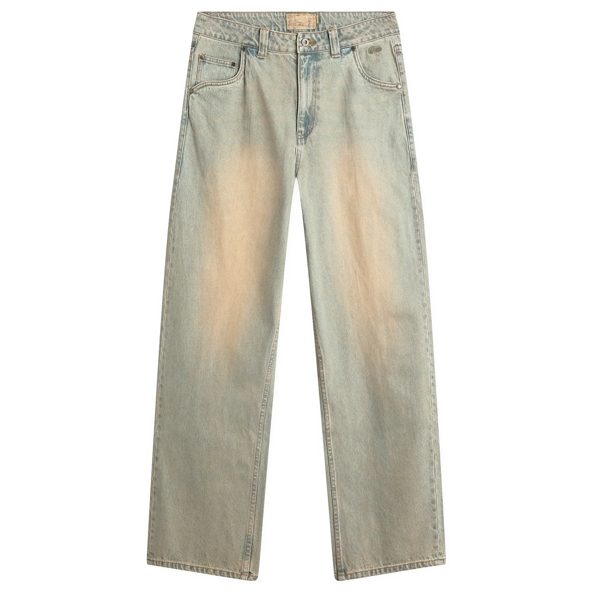 Dime Men's Baggy Denim Pants Sandblasted Sky Blue