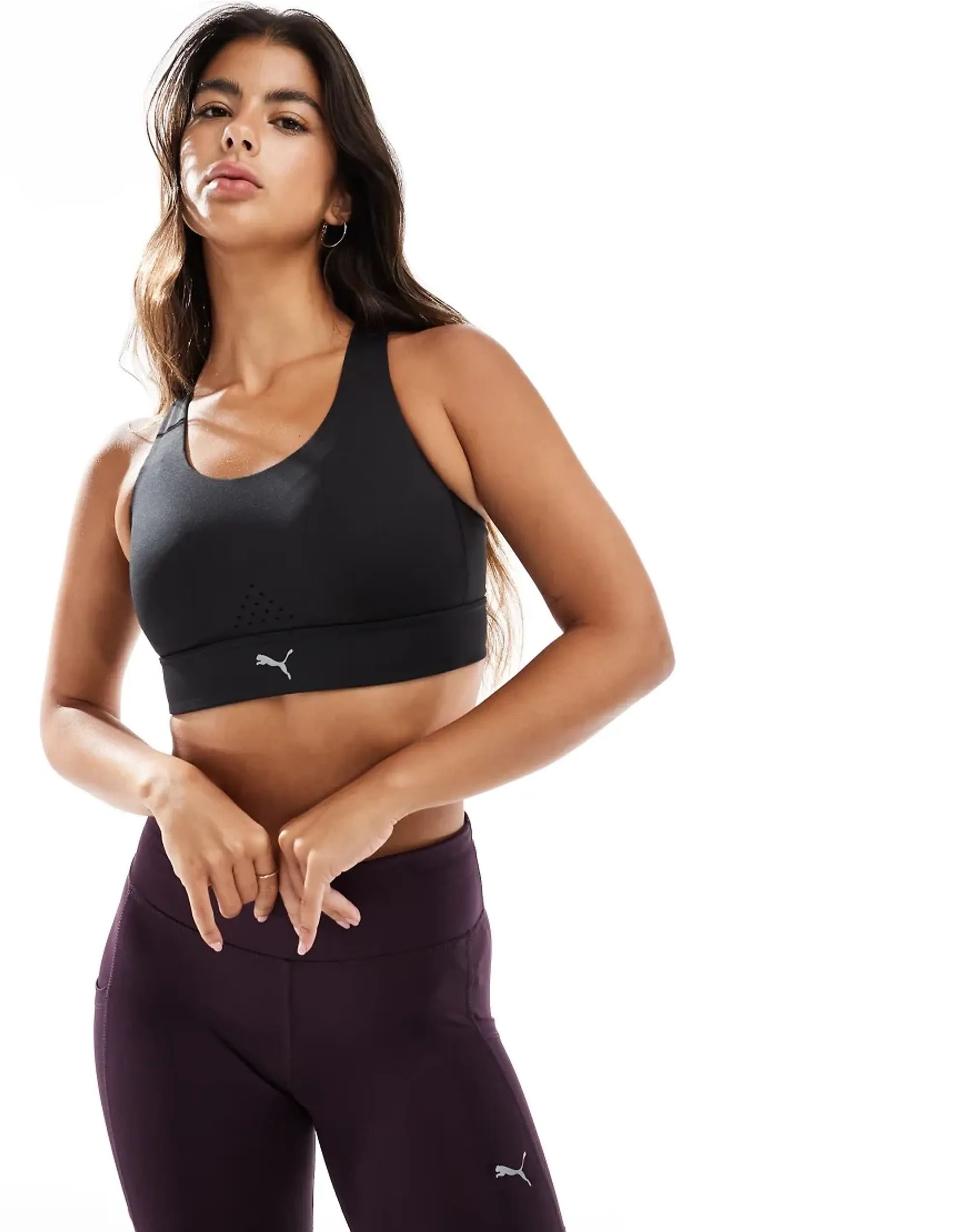 PUMA Pwrbreathe Run Bra, Black