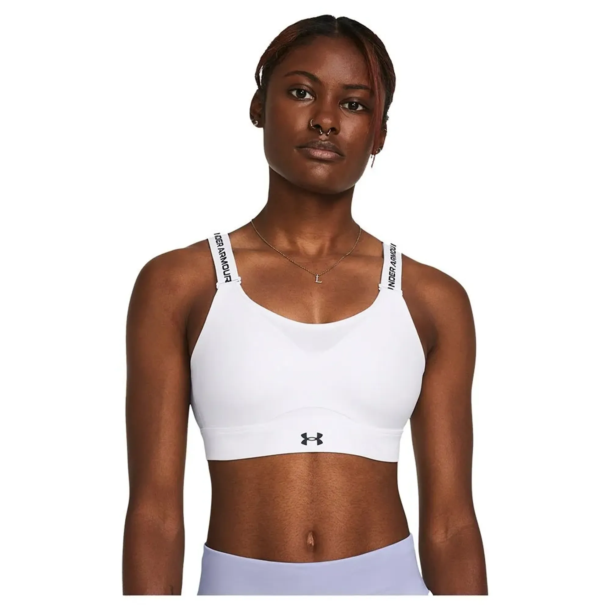 Under Armour  Infinity 2.0 High Women's Sports Bra White / Black L A-C