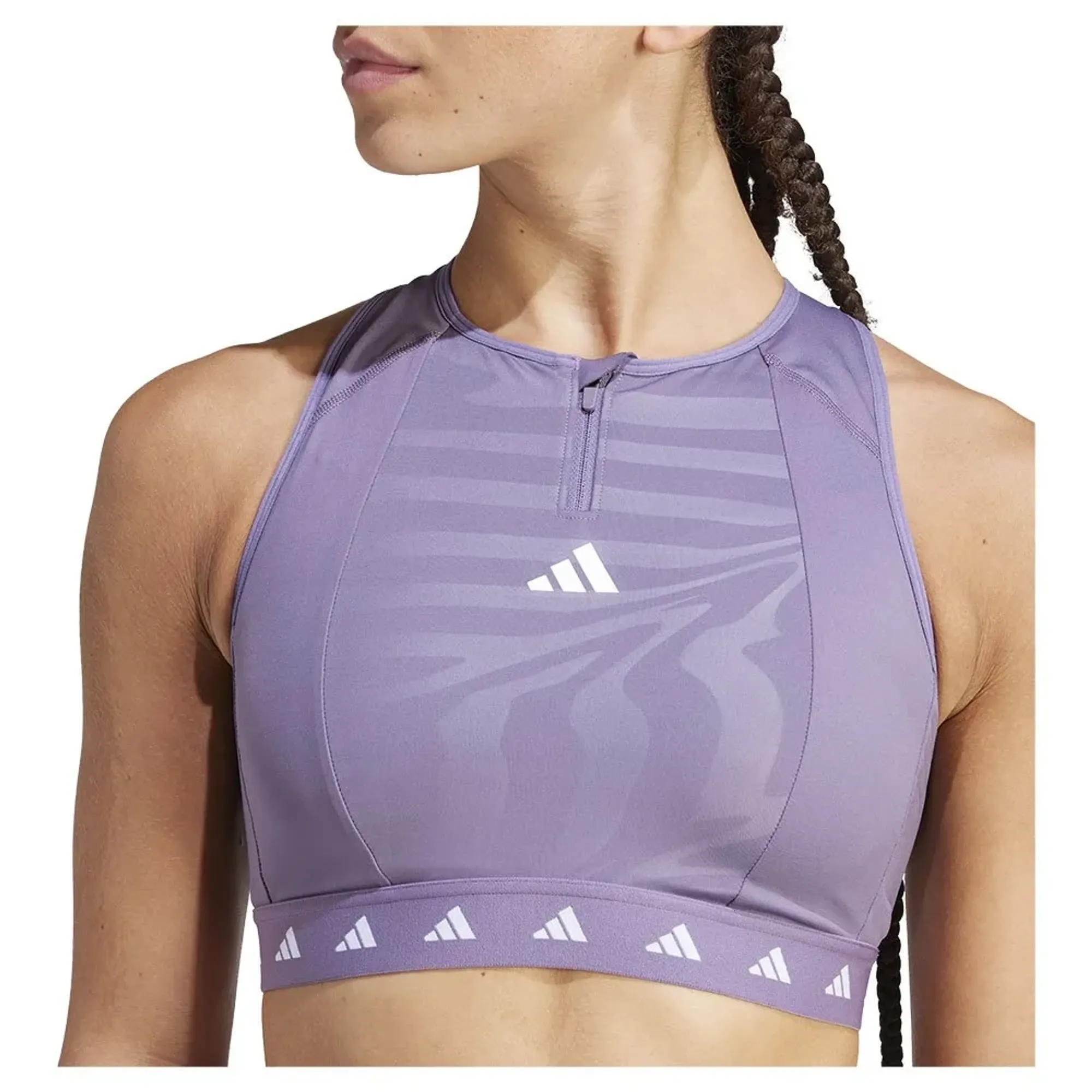 Adidas Powerimpact Tf Aop Medium Impact Sports Bra