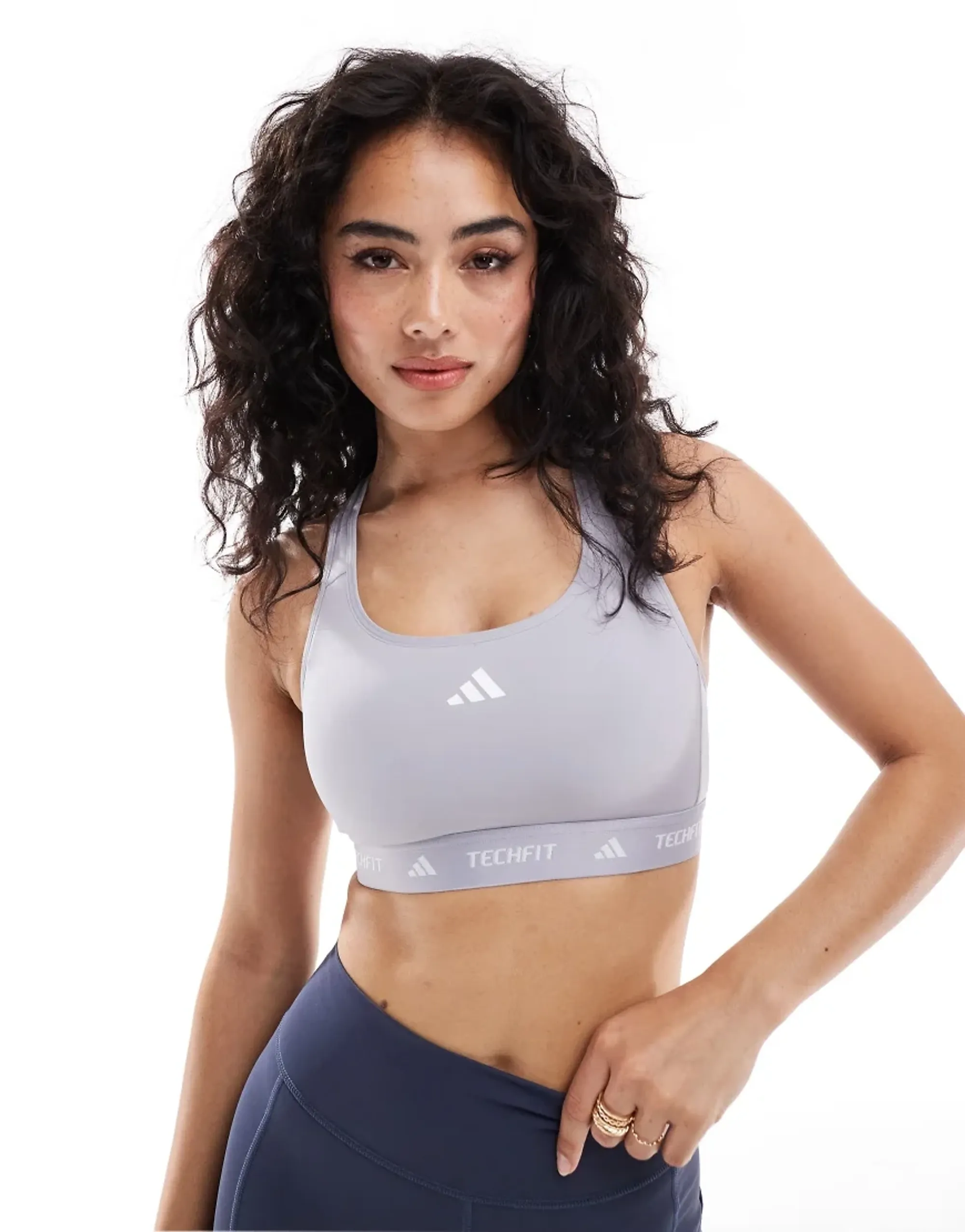 Adidas Techfit Medium Medium Impact Sports Bra
