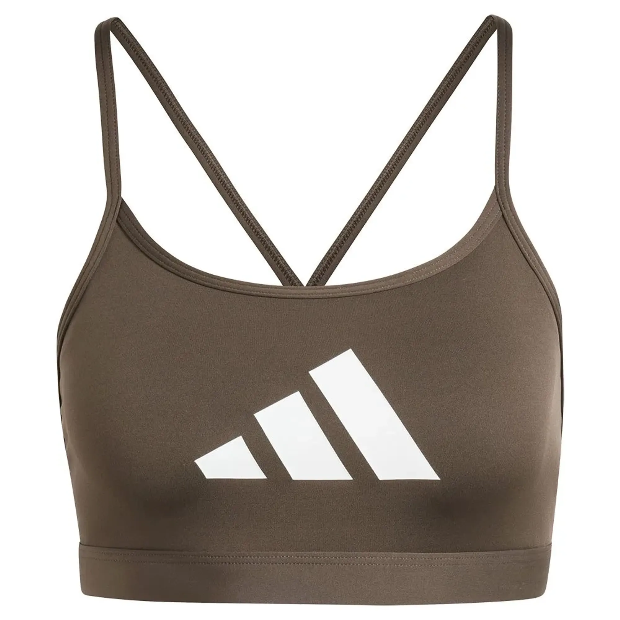 Adidas Aeroreact Big Logo Graphic Sports Bra