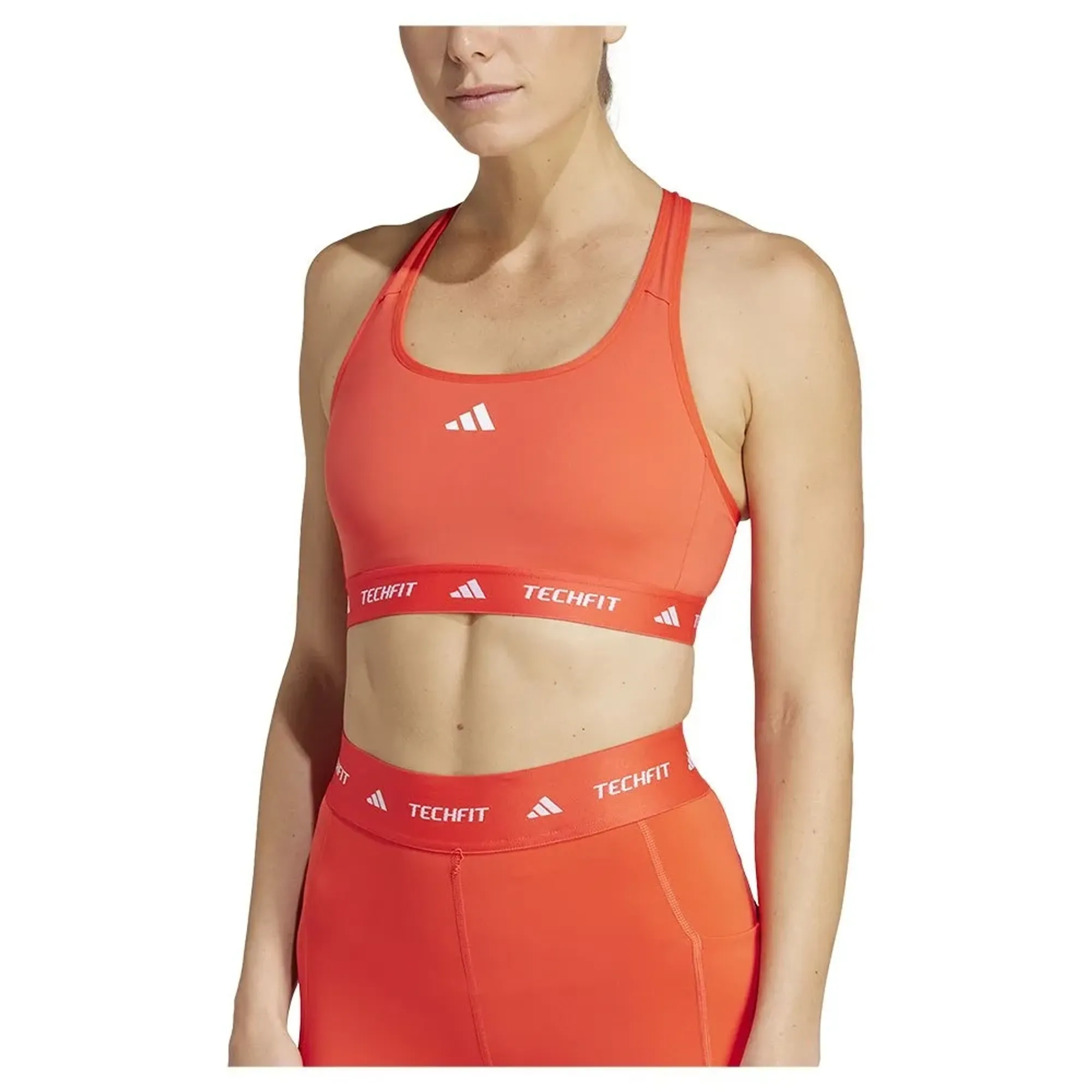 Adidas Techfit Medium Medium Impact Sports Bra