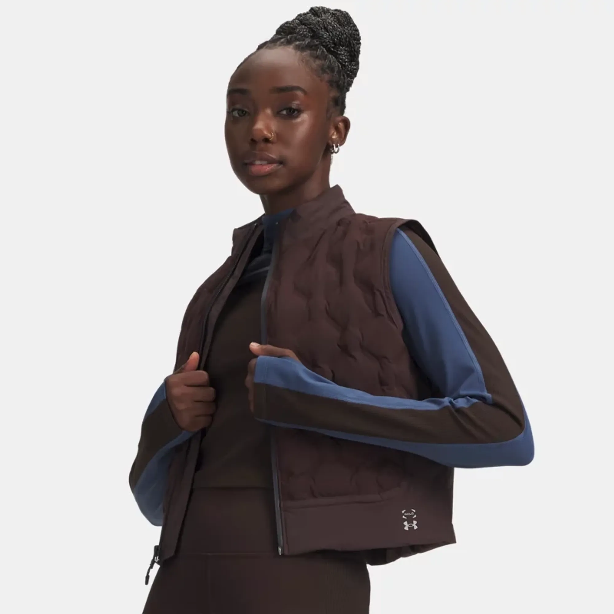 Under Armour Halo Cold Weather Women's Vest Kona Brown / Reflective L