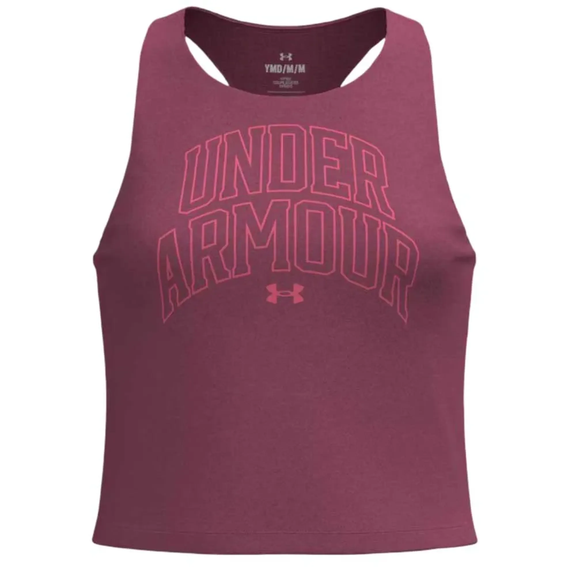 Under Armour  Motion Branded Girls' Tank Fuchsia Dusk / Super Pink YLG (59 - 63 in)