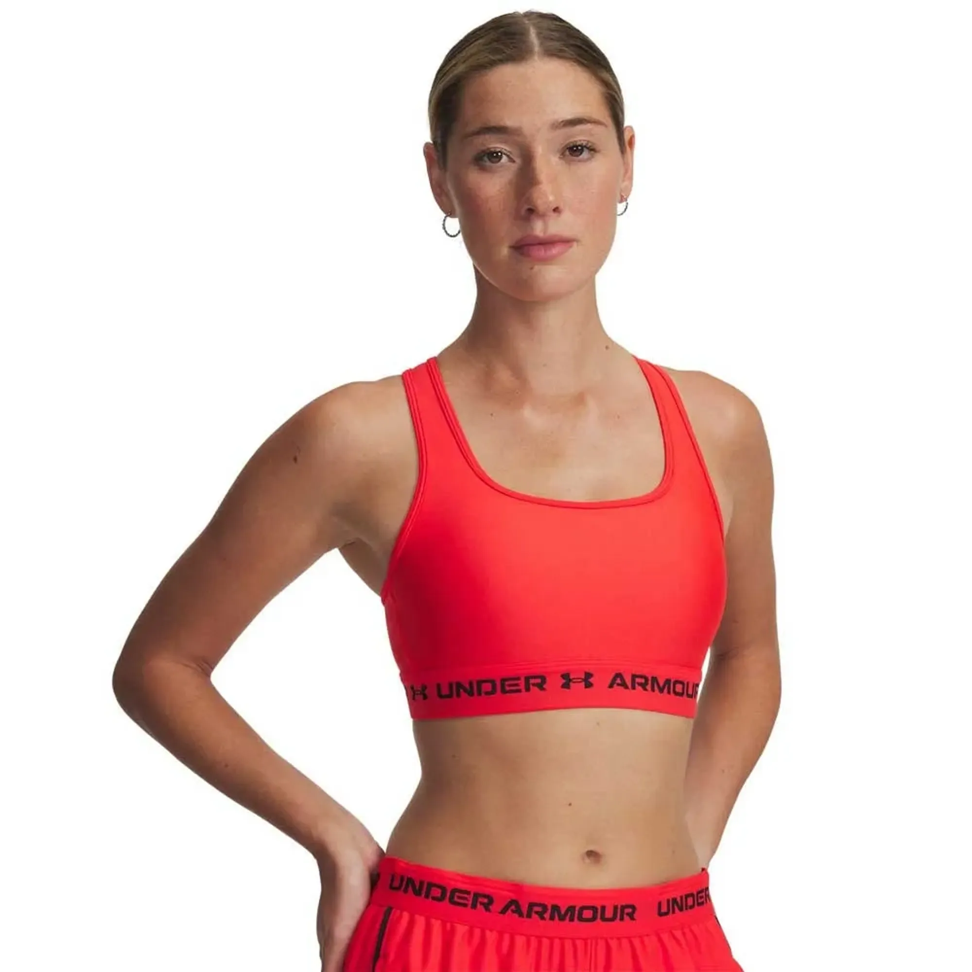 Crossback Mid Women's Sports Bra Racer Red / Black L