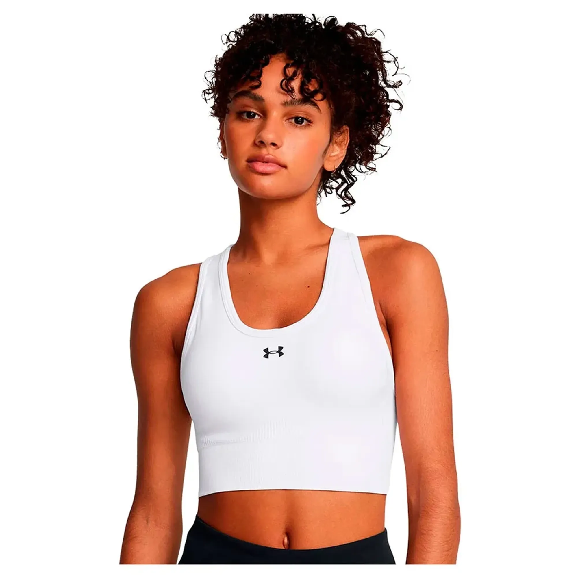 Under Armour Vanish Seamless Women's Mid Sports Bra White / Black L