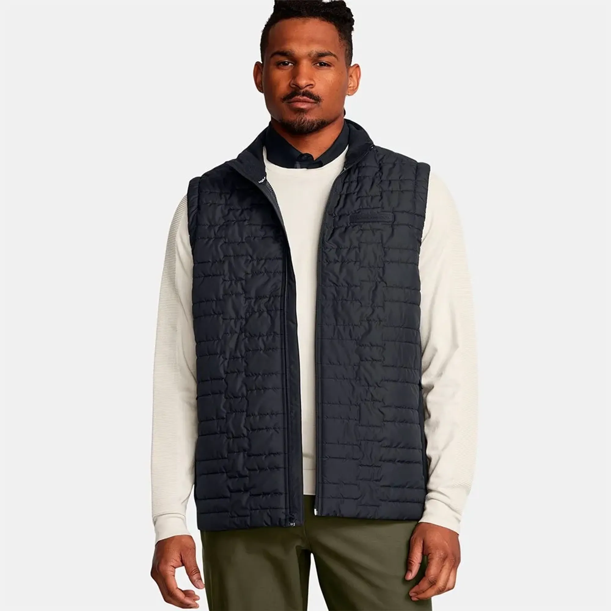 Under Armour  Drive Pro Insulated Men's Vest Black / Metallic Silver L