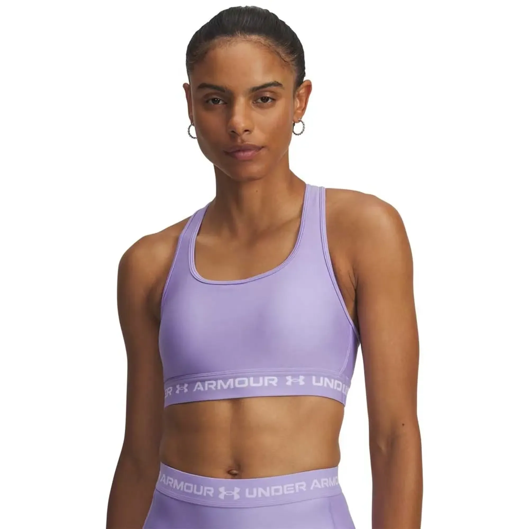 Crossback Mid Women's Sports Bra Transparent / White L