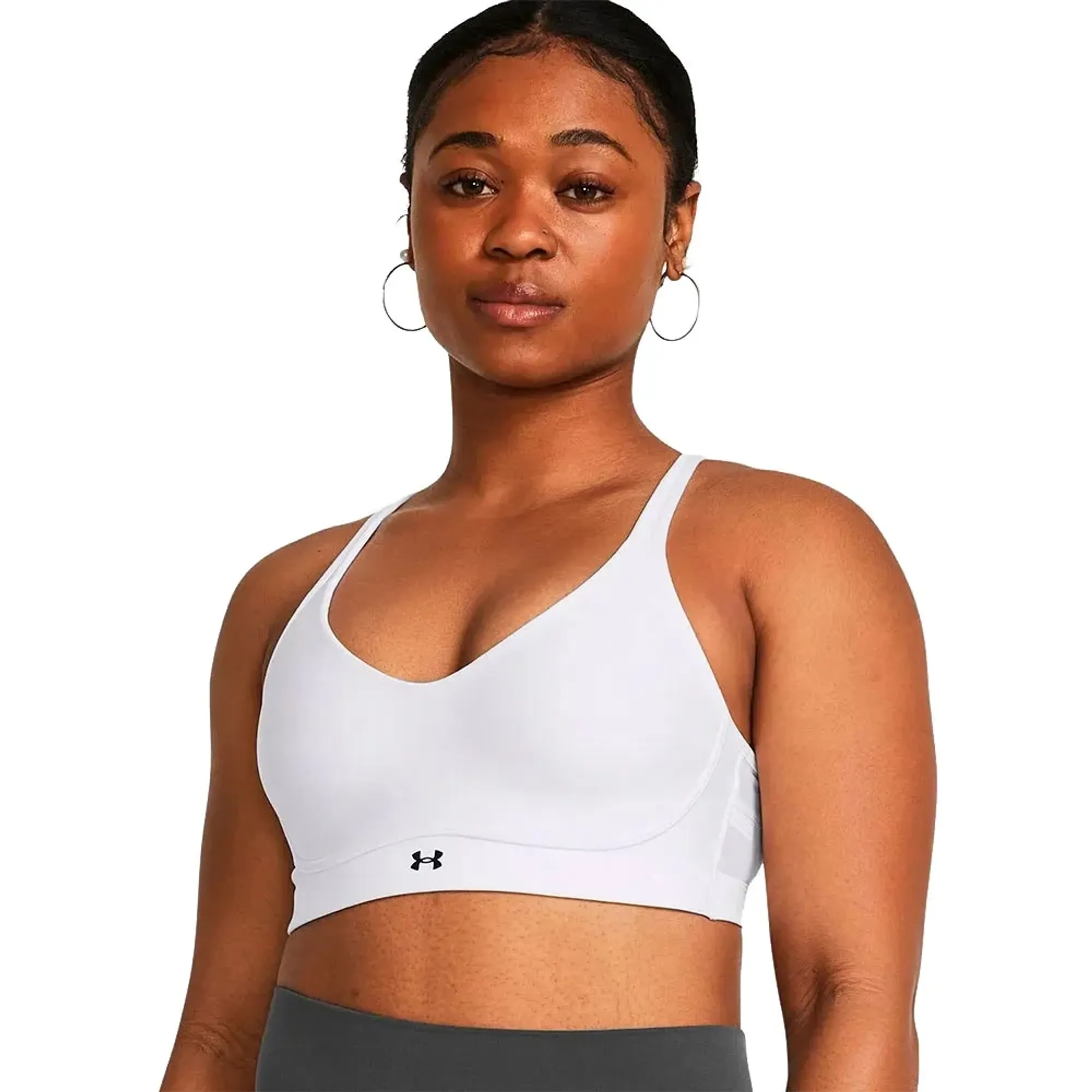 Under Armour  Infinity 2.0 Low Women's Sports Bra White / Black L A-C