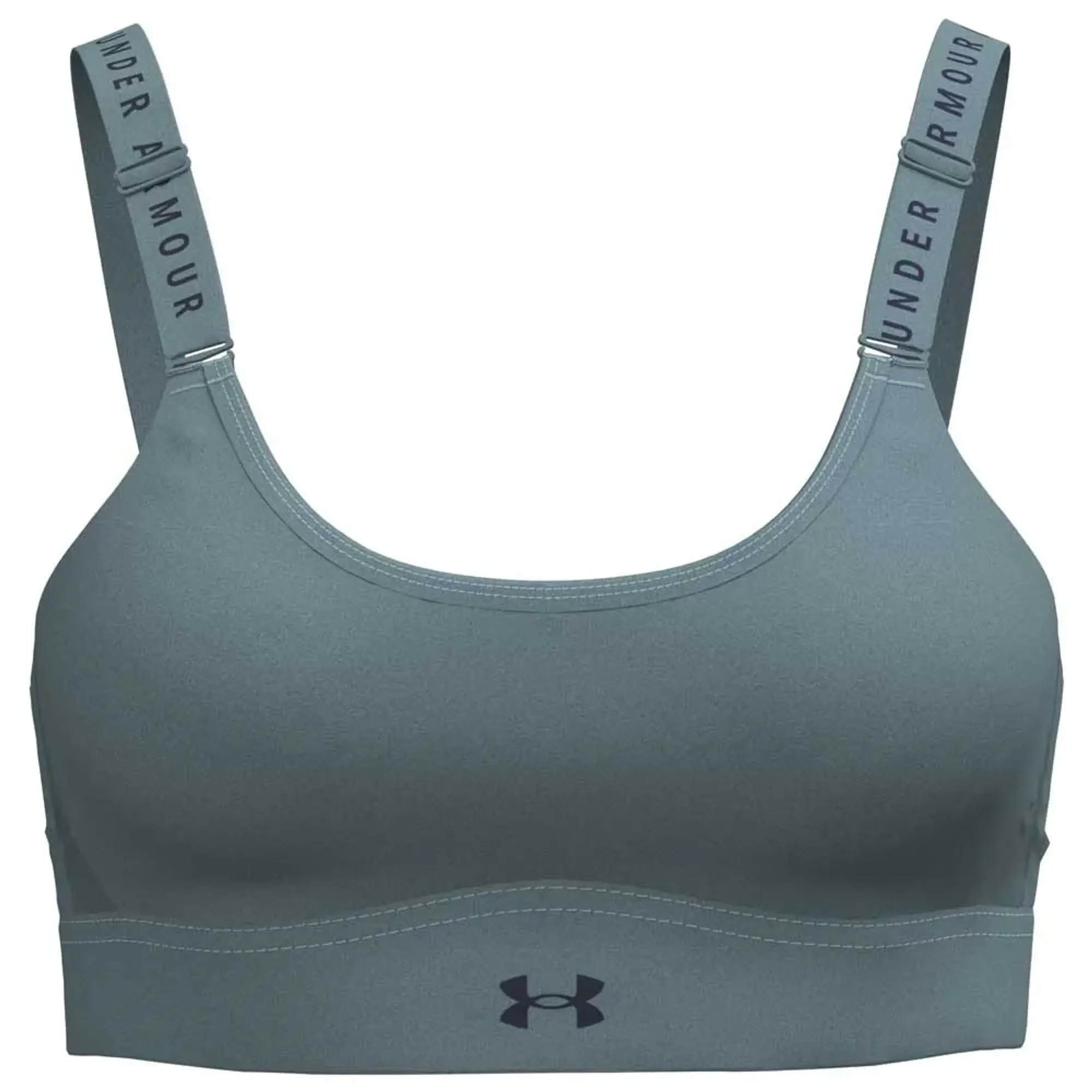 Under Armour Infinity 2.0 Women's Mid Sports Bra Blue Smoke / Midnight Navy L A-C