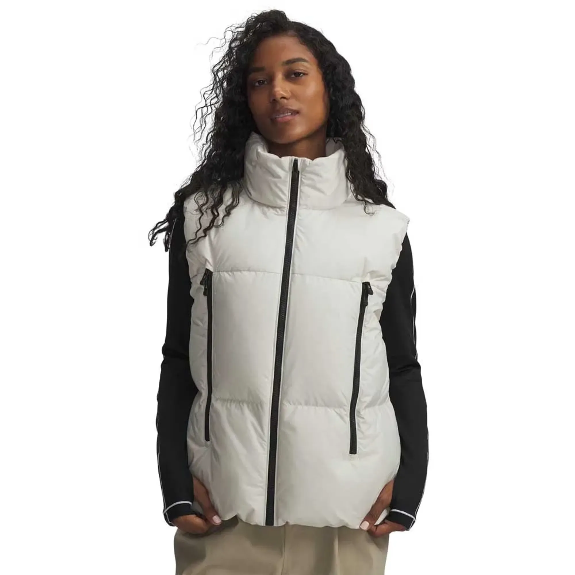 Under Armour Limitless Down Women's Puffer Vest Summit White / Black M