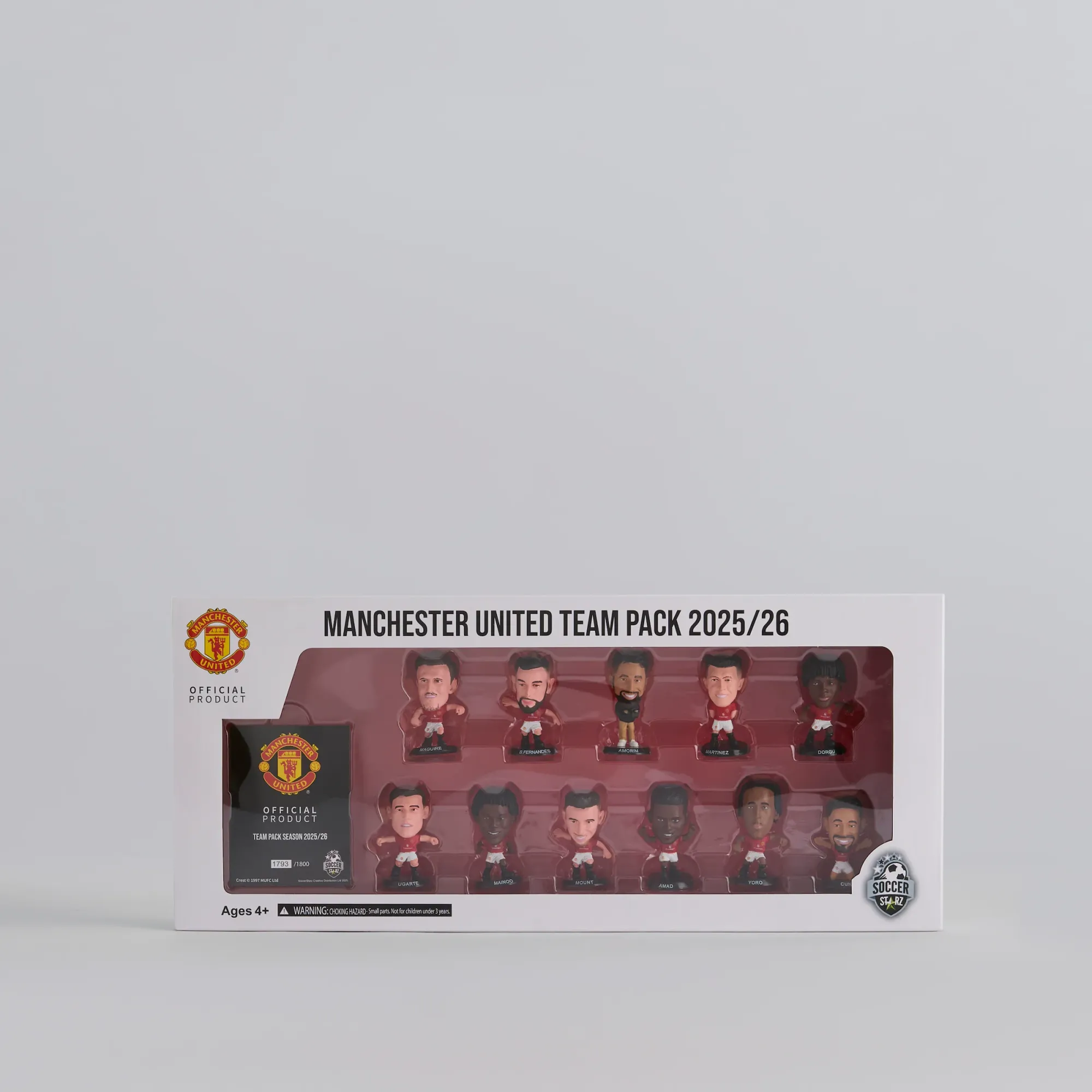 Manchester United SoccerStarz Team Pack Figurine Set Red