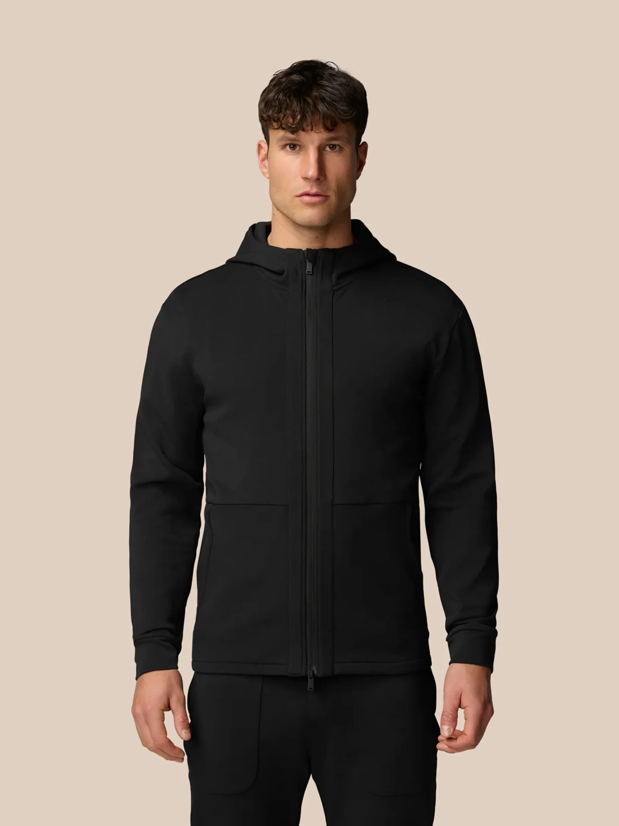 Castore Travel Full Zip Hoodie - Black