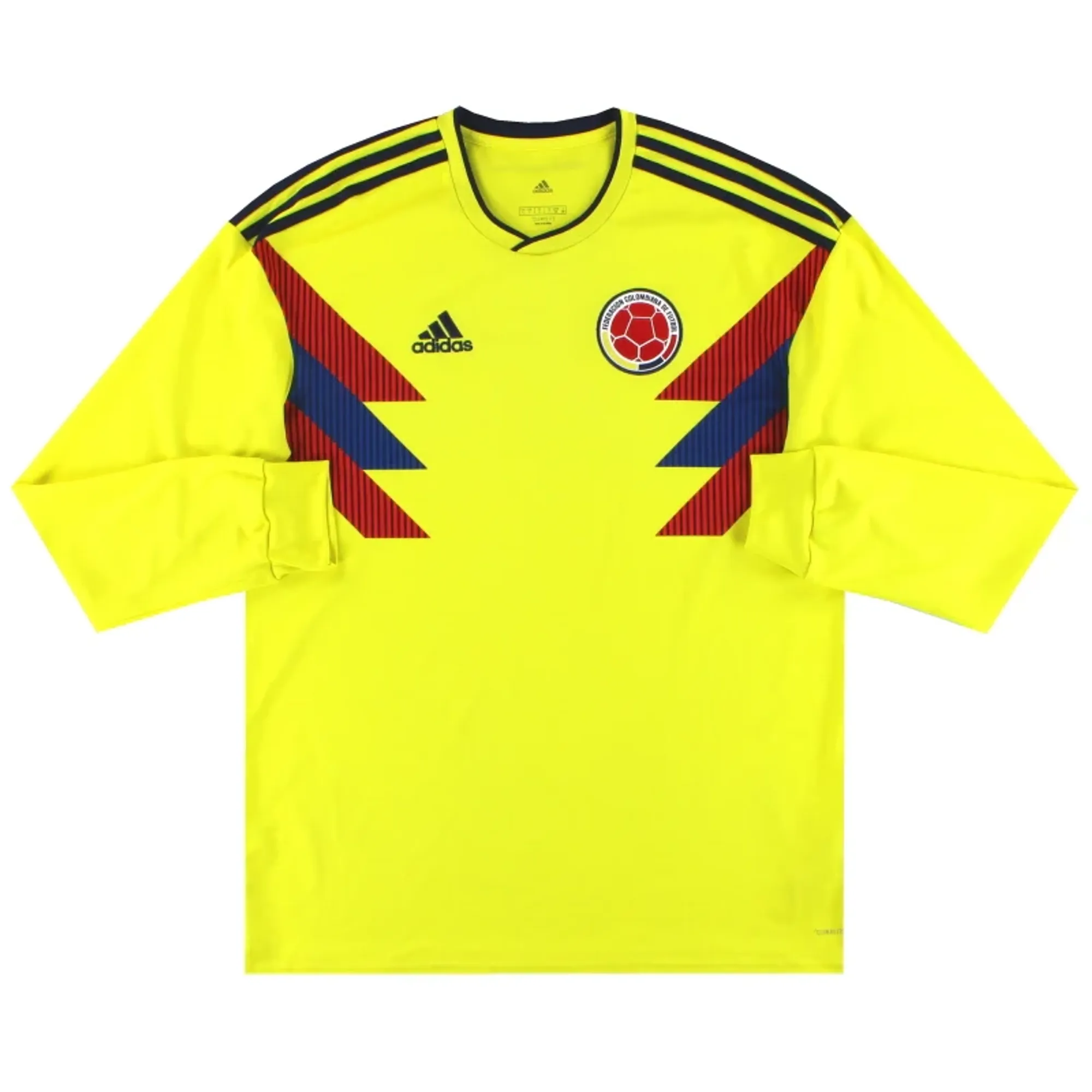 2018-19 Colombia adidas Home Shirt L/S *Mint* S - Colombia / Mint 