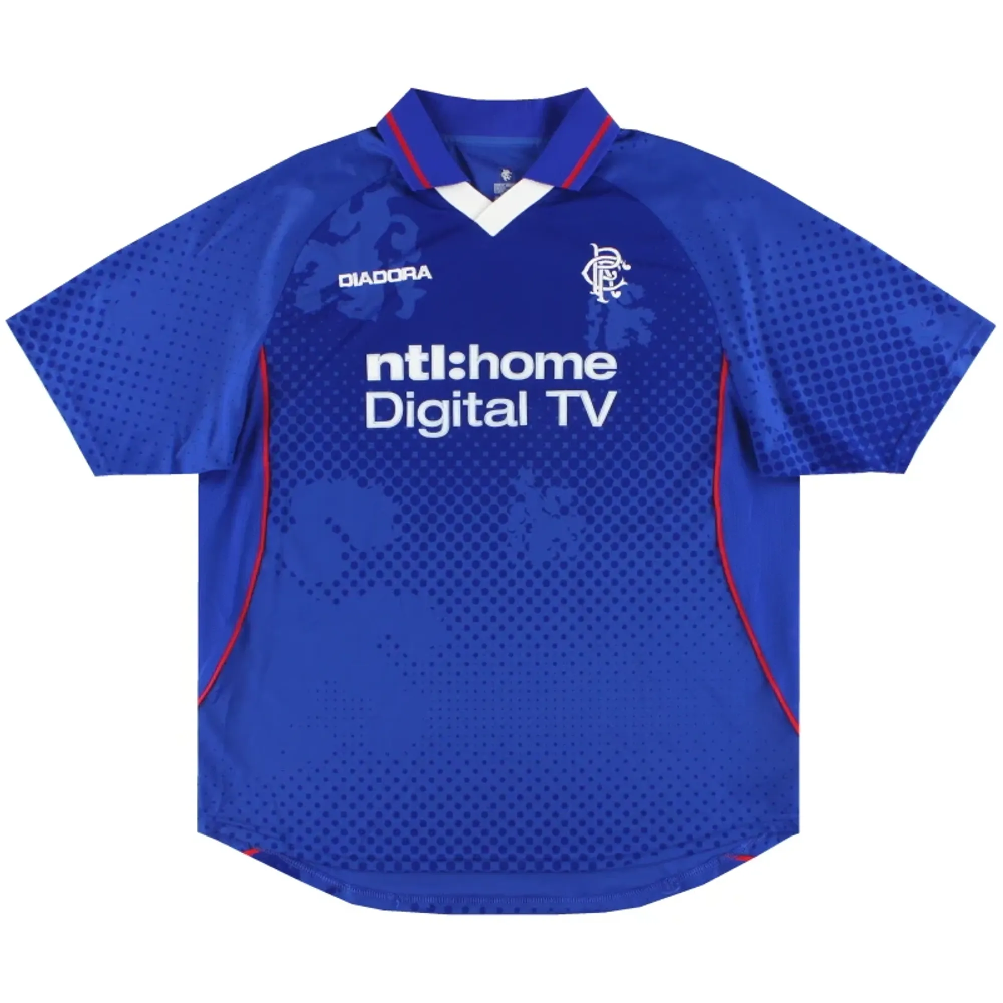 2002-03 Rangers Diadora Home Shirt *Mint* XL - Rangers / Mint 