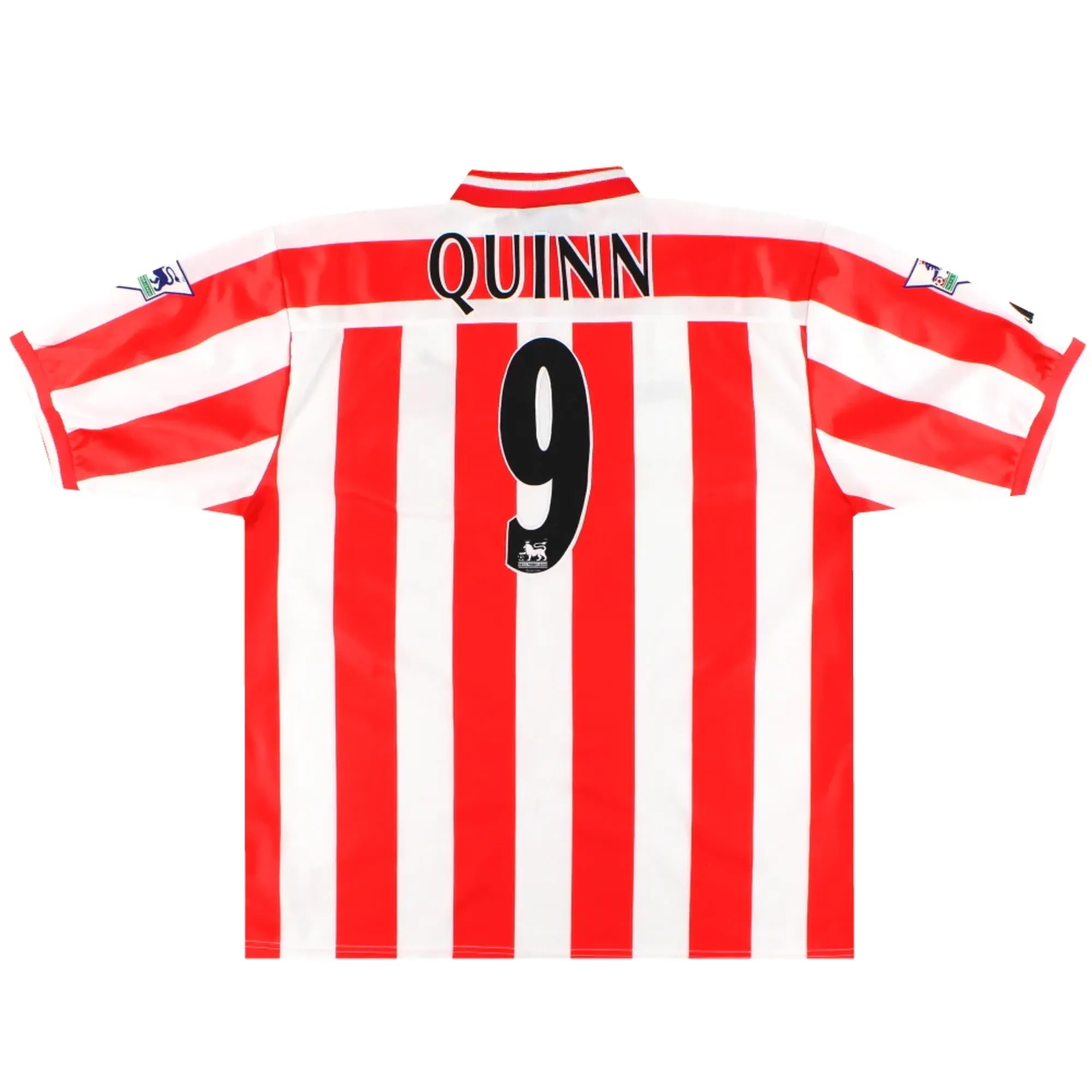 1999-00 Sunderland Asics Home Shirt Quinn #9 *Mint* XXL - Sunderland / Mint 