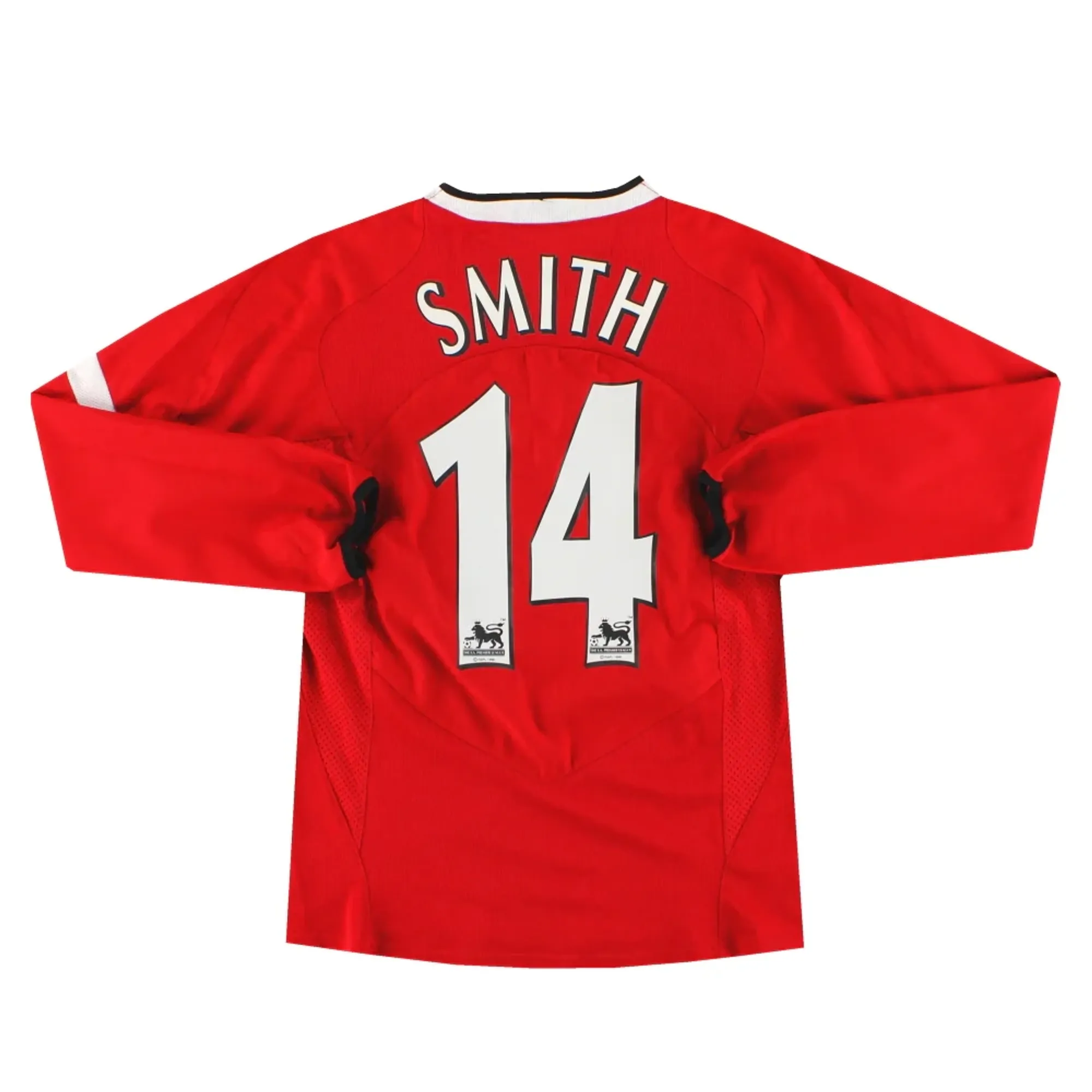 2004-06 Manchester United Nike Home Shirt Smith #14 L/S L.Boys - Manchester United / Excellent 