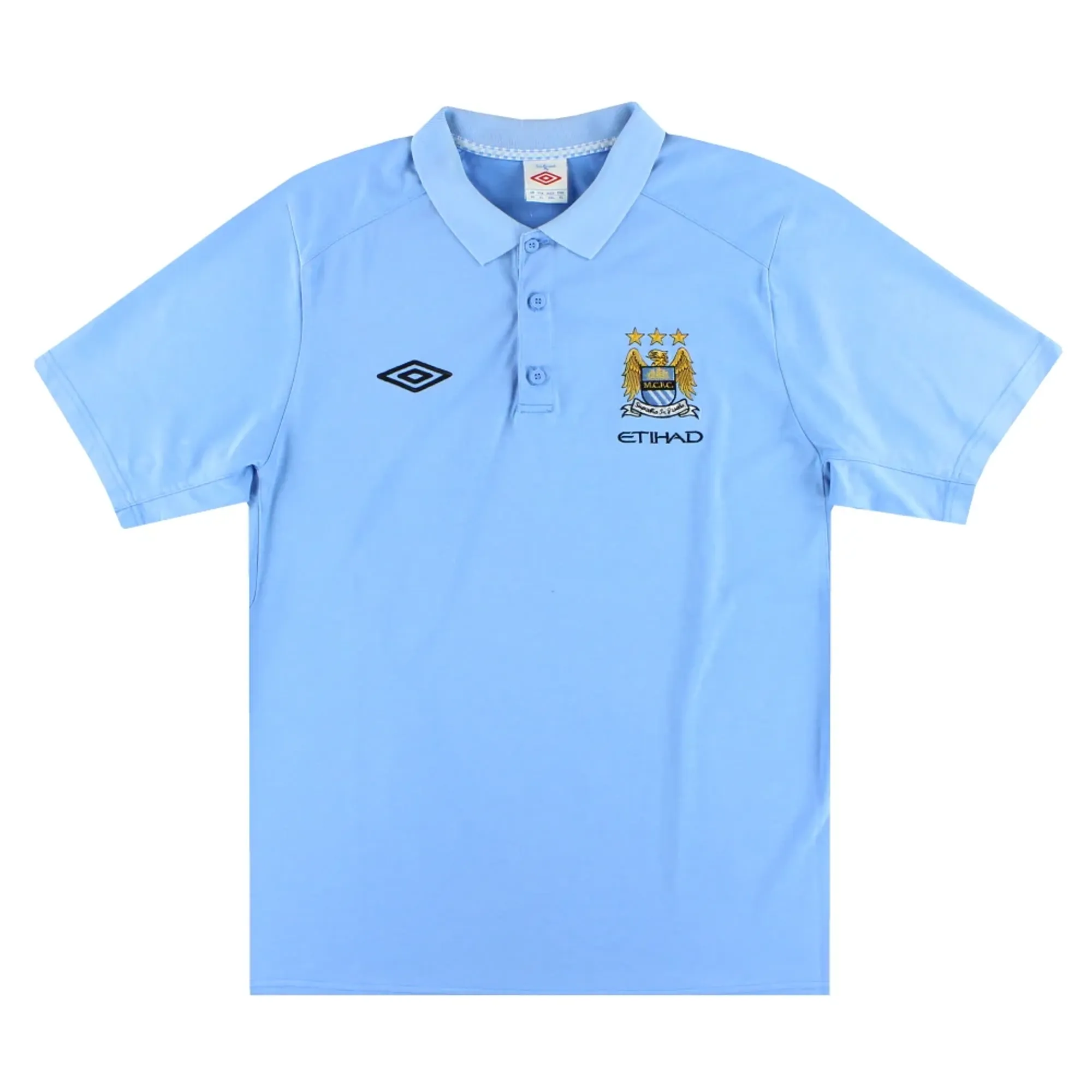 2010-12 Manchester City Umbro Polo Shirt XL - Manchester City / Excellent 