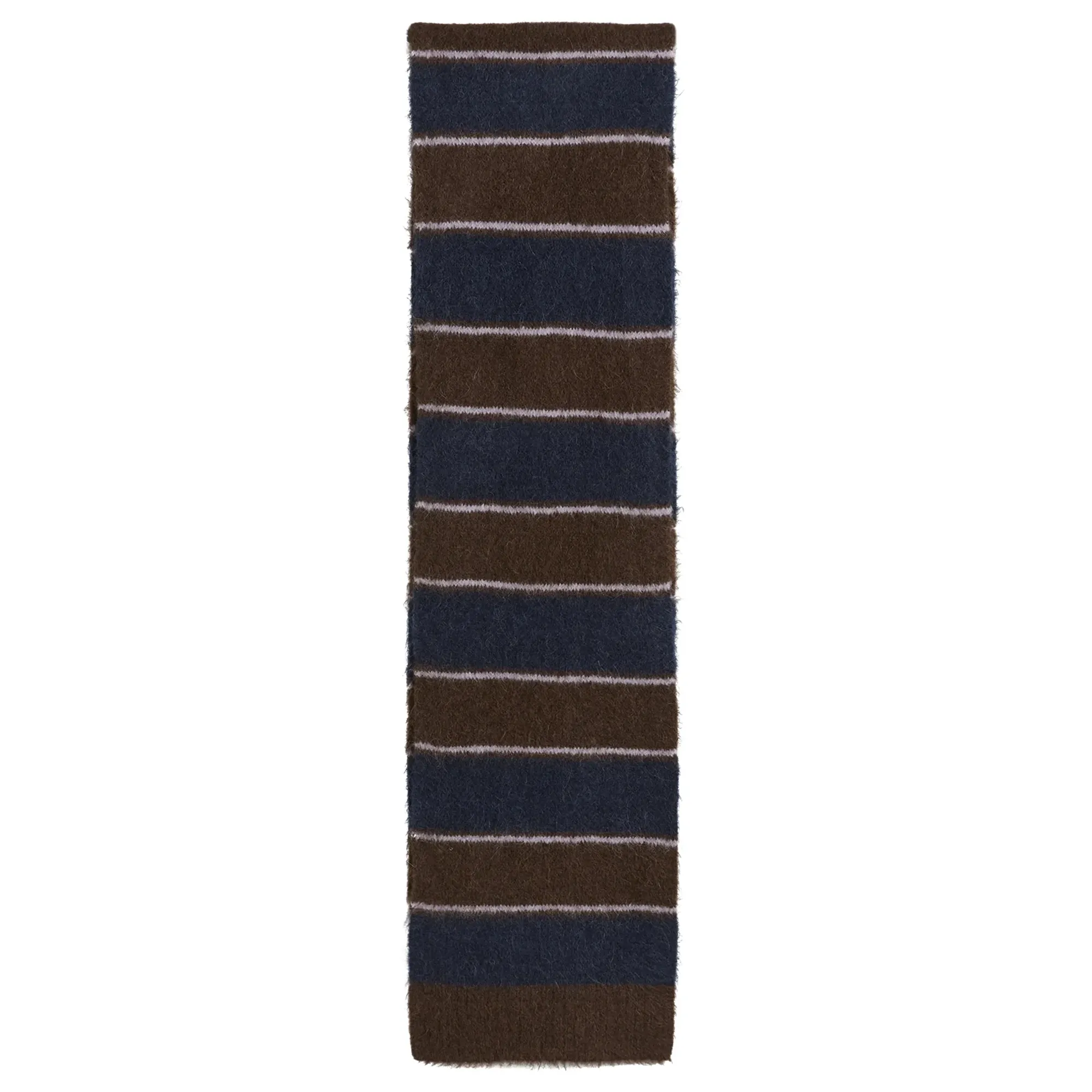 Samsøe Samsøe Women's Sajeanne Stripe Scarf Black Coffee Stripe