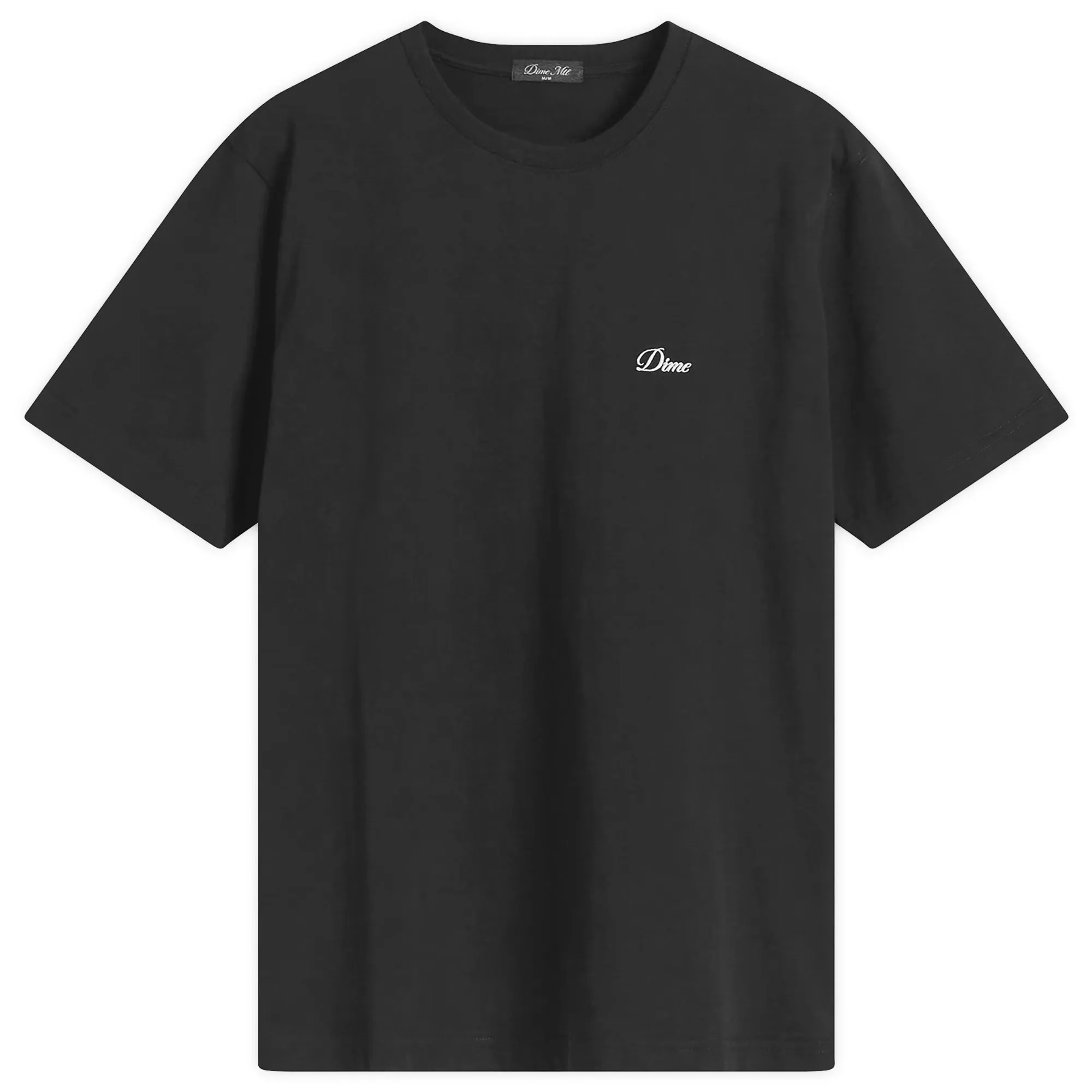 Dime Men's Cursive Small Logo T-Shirt Black
