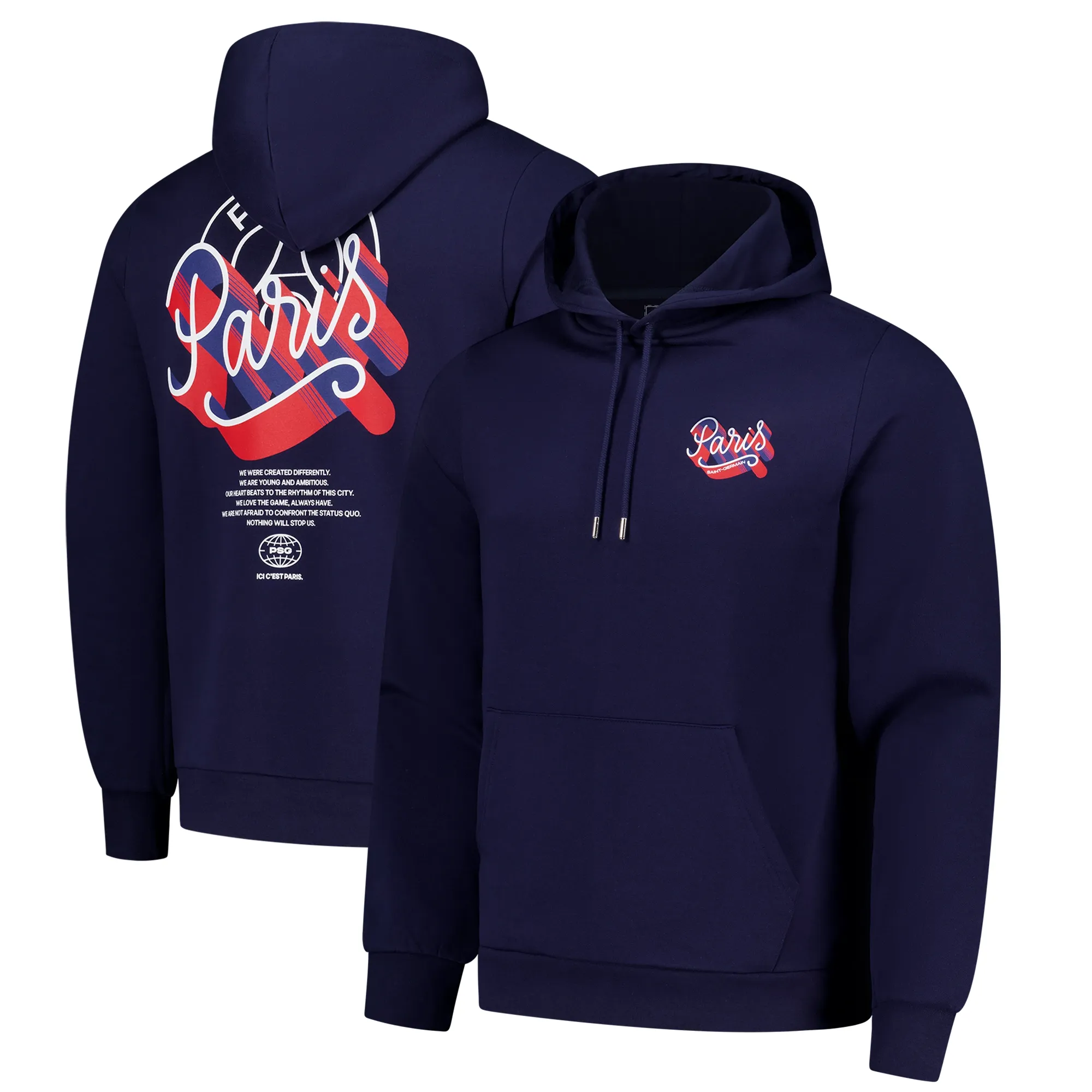 PSG Mainstream Backprint Hoodie - Blue
