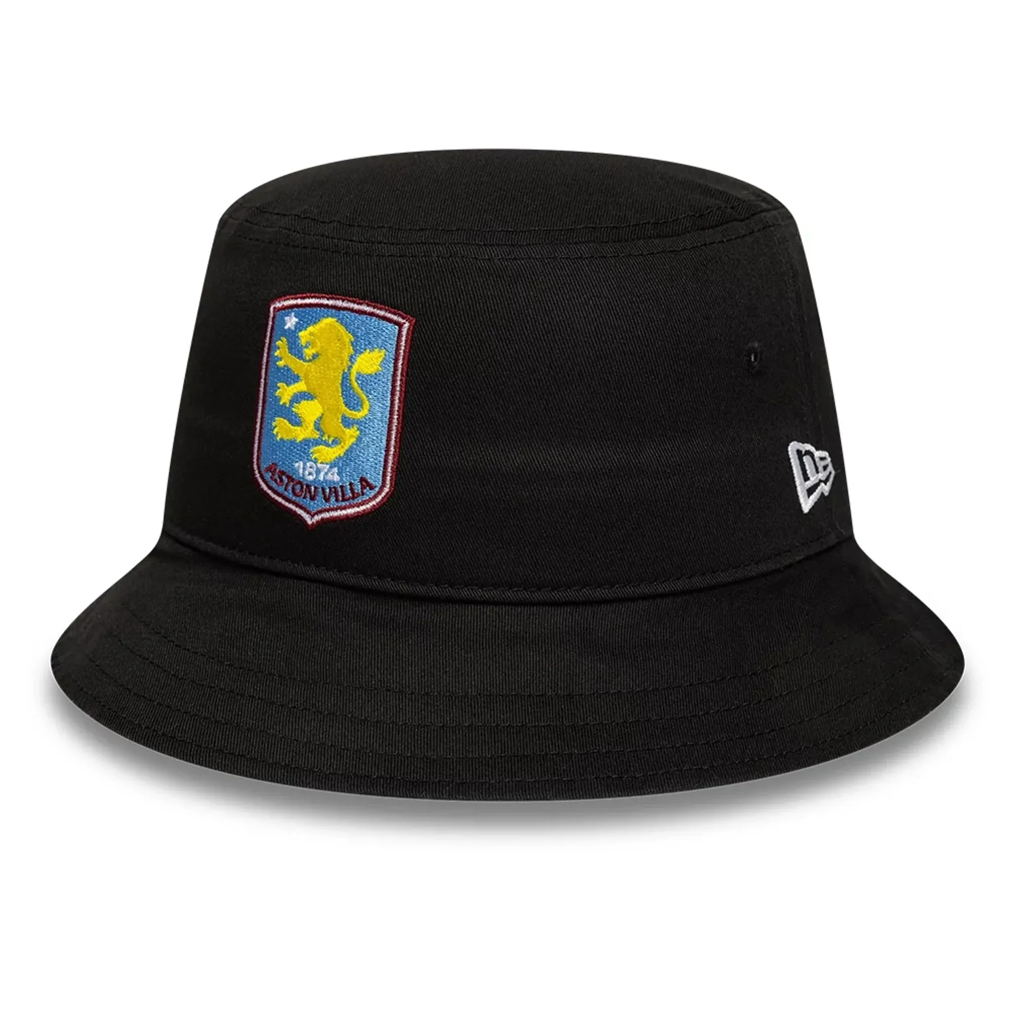 Aston Villa FC Core Black Bucket Hat New Era Cap adult unisex
