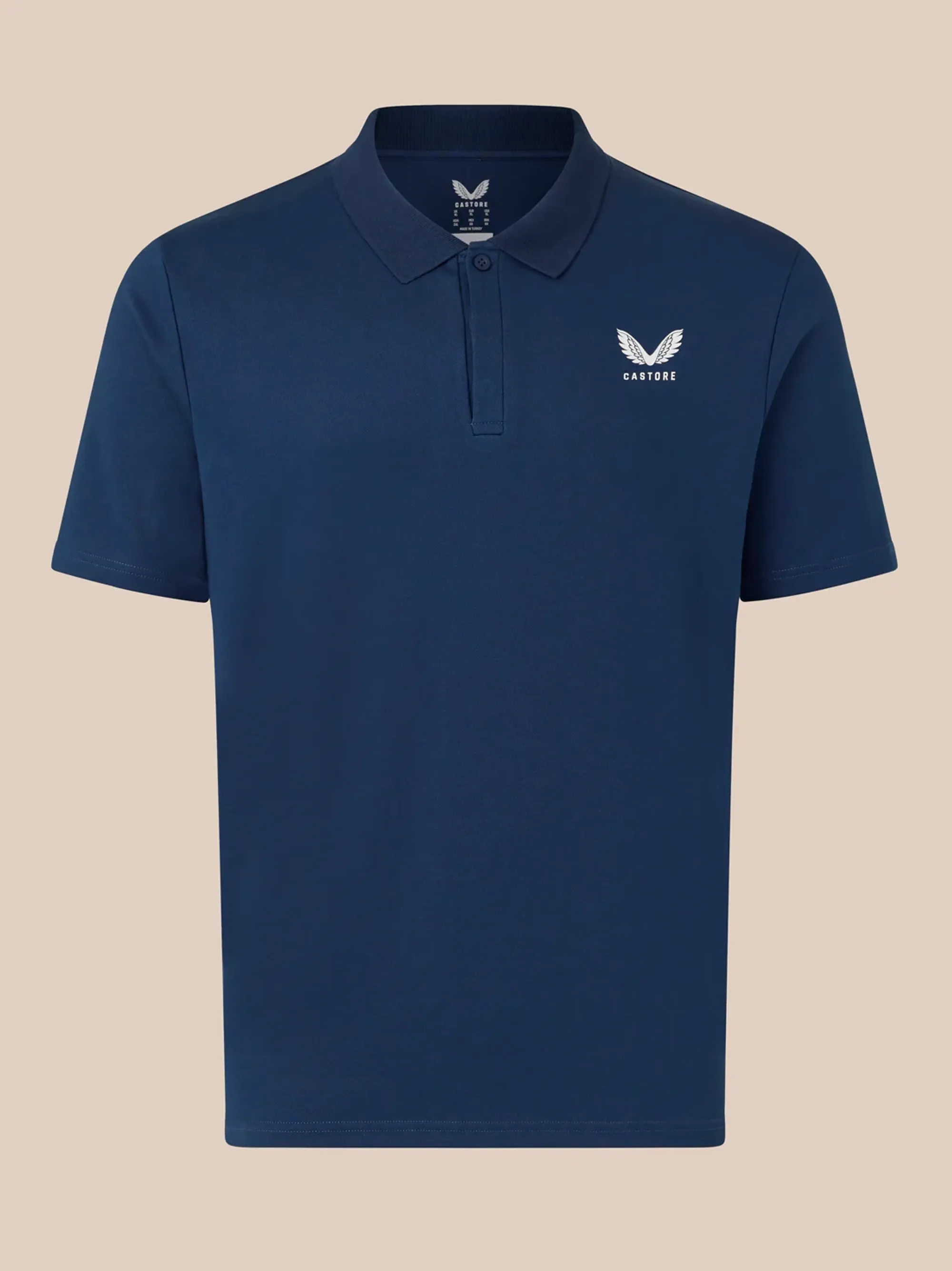 Castore Men's Short Sleeve Polo - Navy