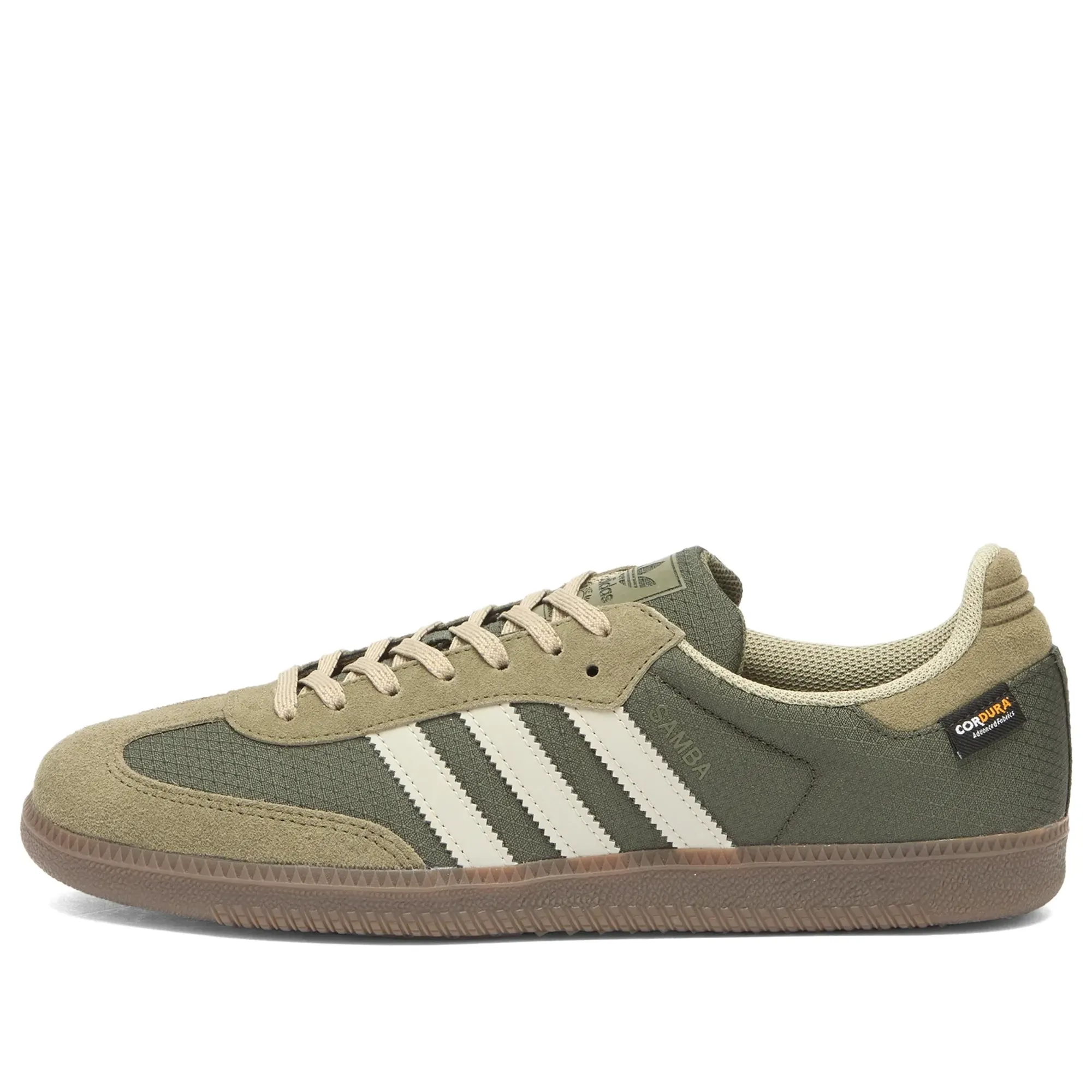 adidas Originals Adidas Men's Samba OG Sneaker Shadow Olive/Putty Grey/Olive Strata