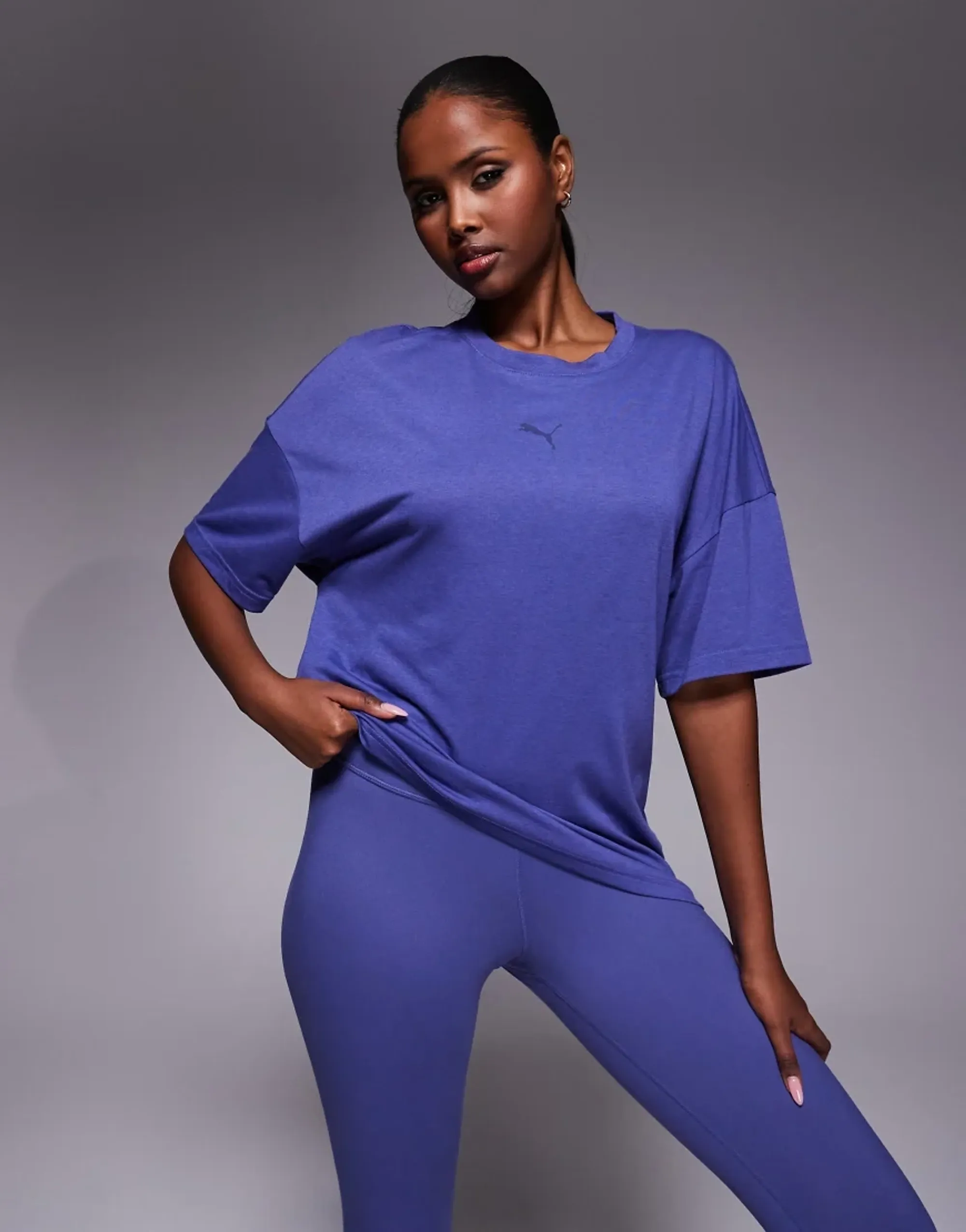 Puma Train Oversized T-Shirt In Blue