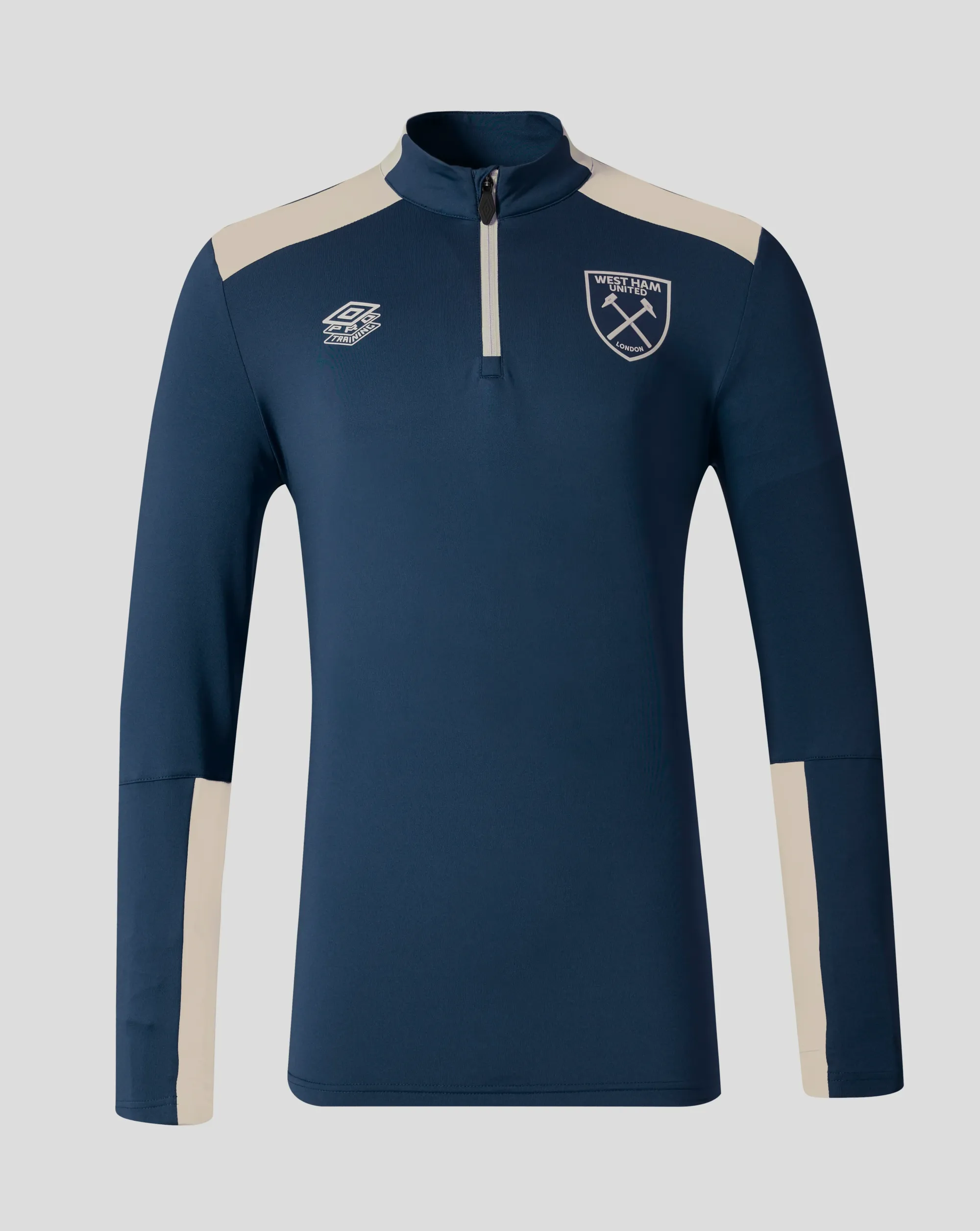 Castore West Ham Men's 25/26 Pro Training Midlayer Top - Caviar