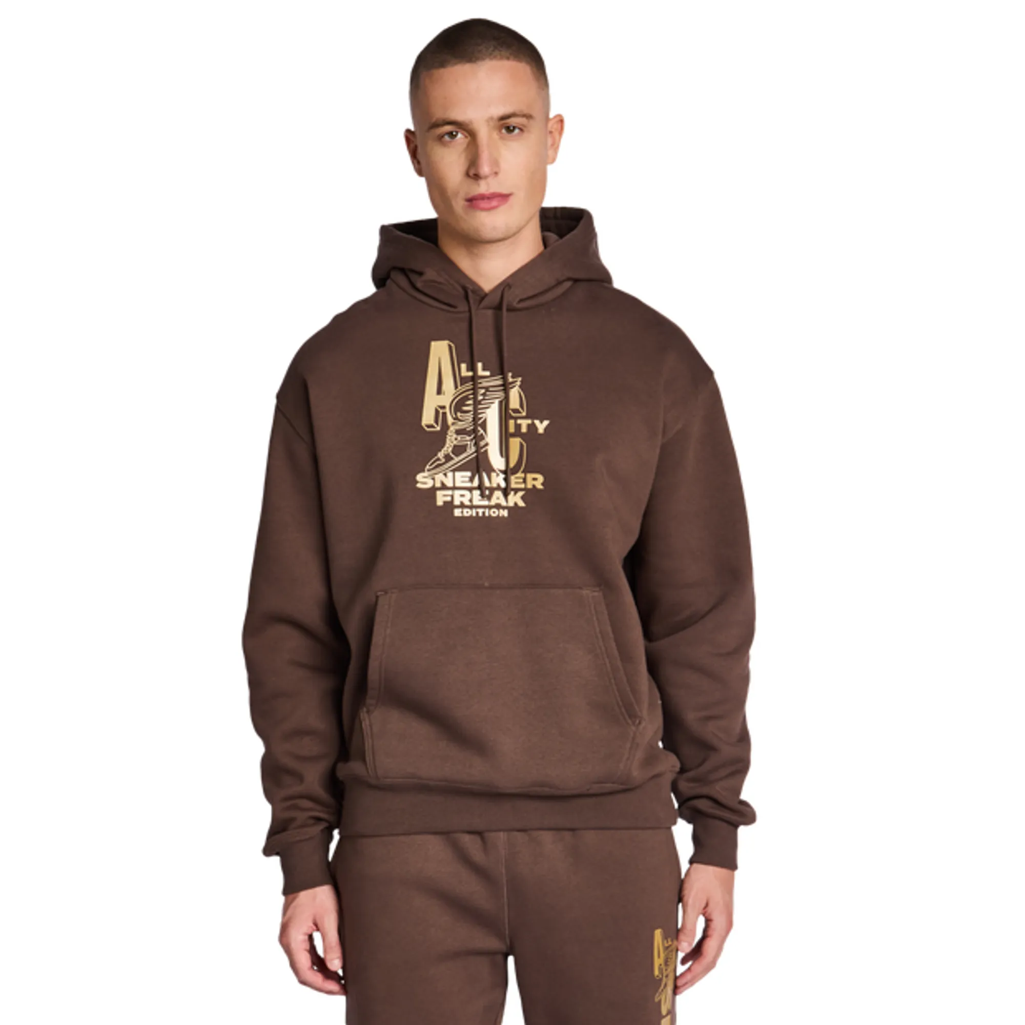 LCKR Oswego Men Hoodies - Brown