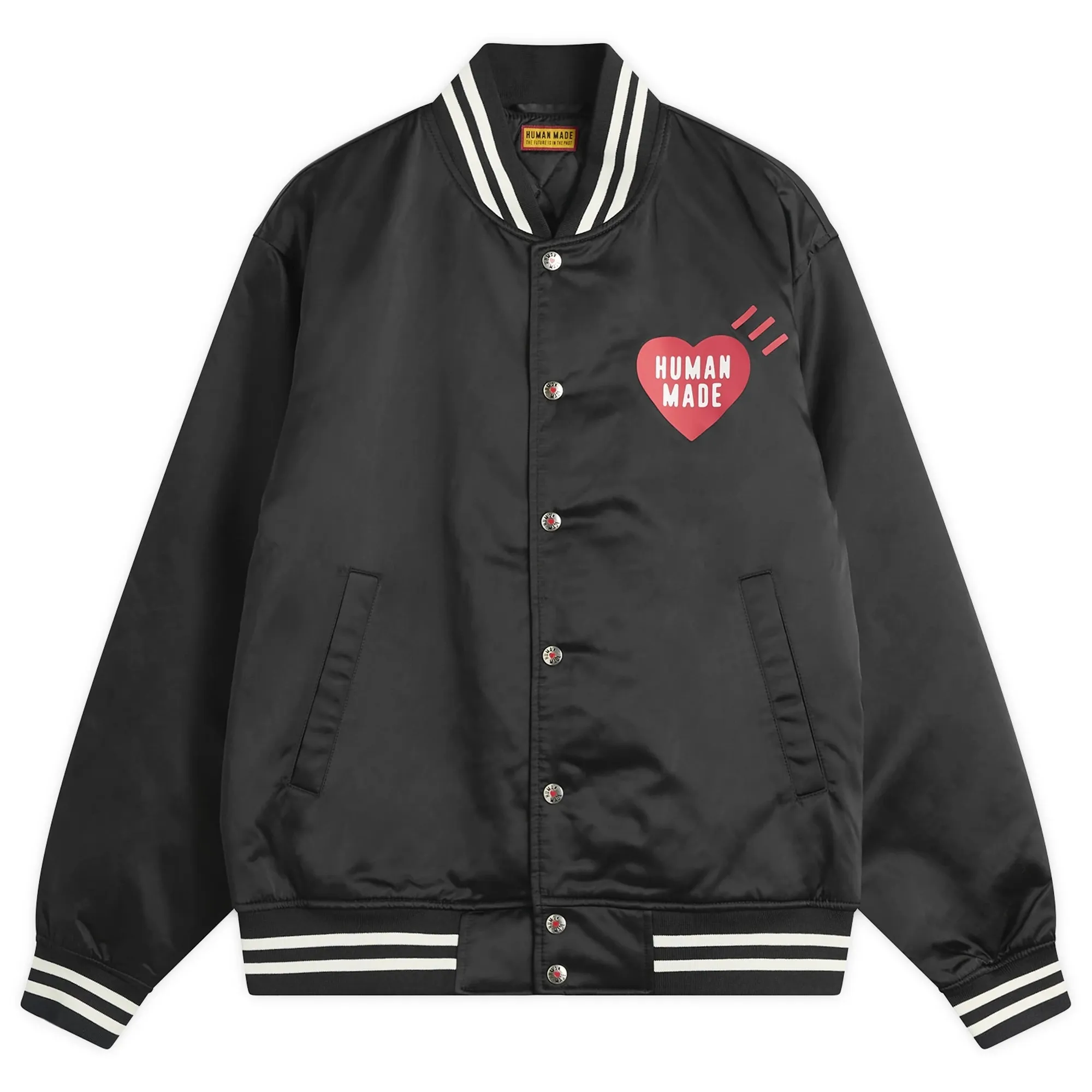 Human Made Men's Nylon Stadium Jacket Black