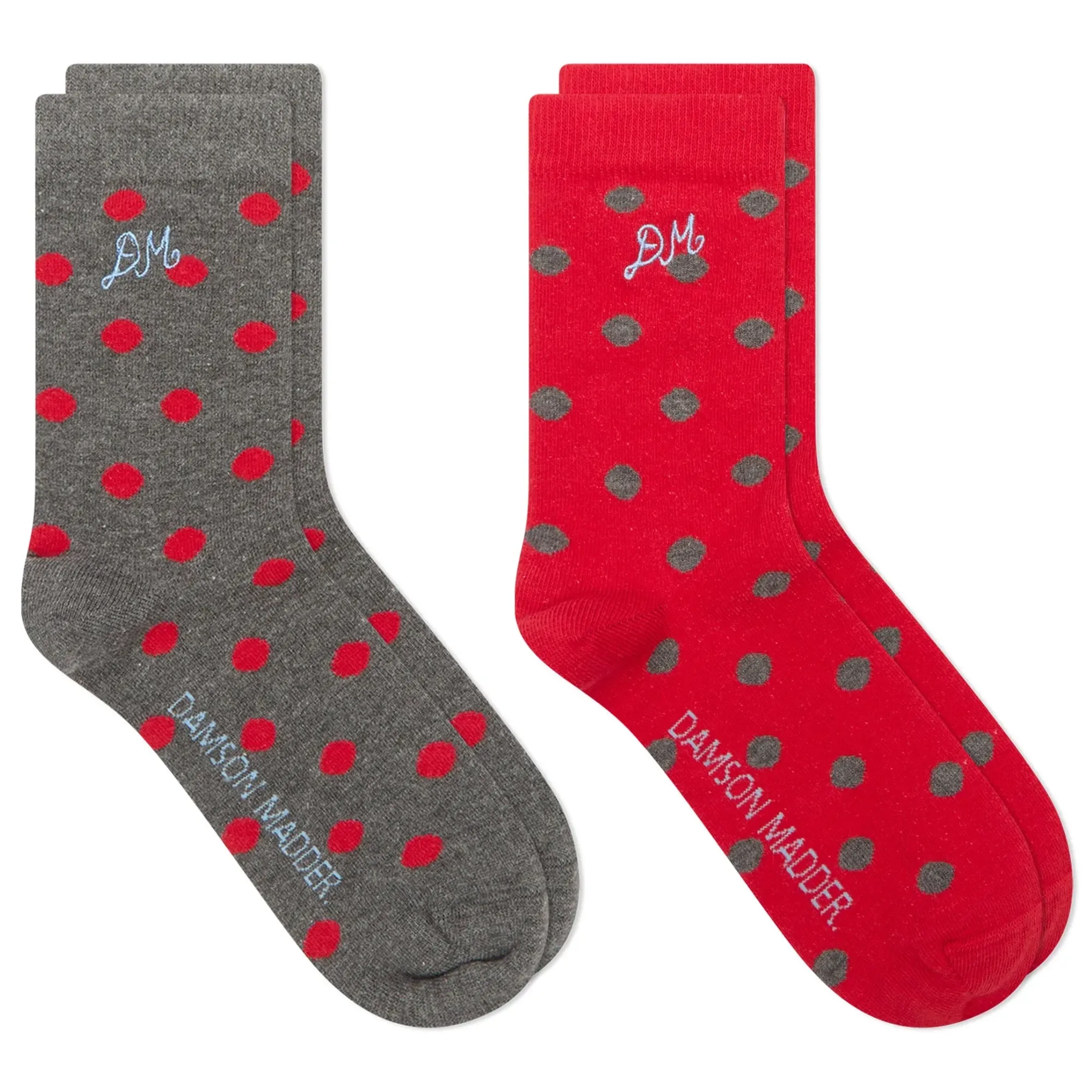 Damson Madder Women's 2 Pack Socks Red