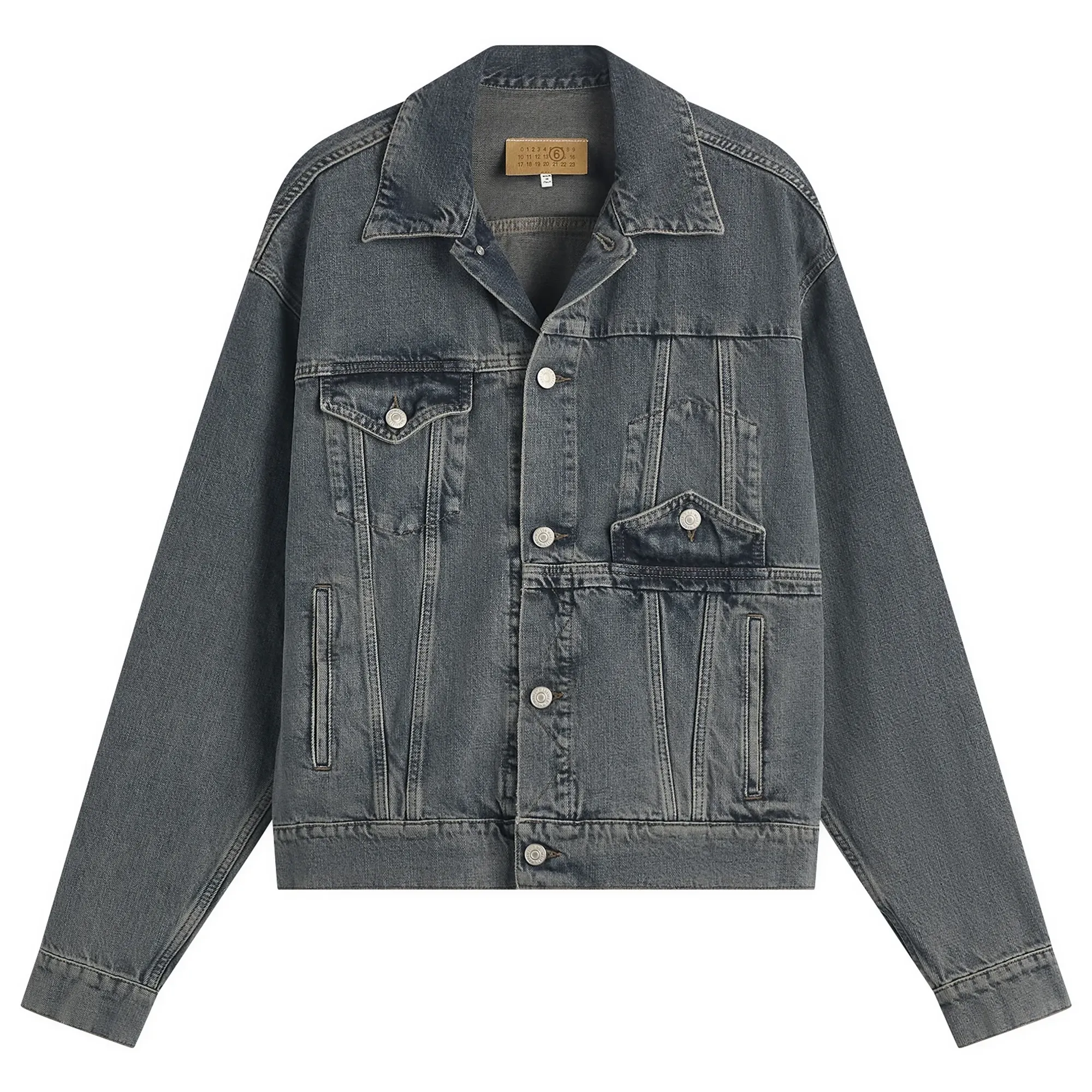 MM6 Maison Margiela Men's Denim Jacket Light Grey