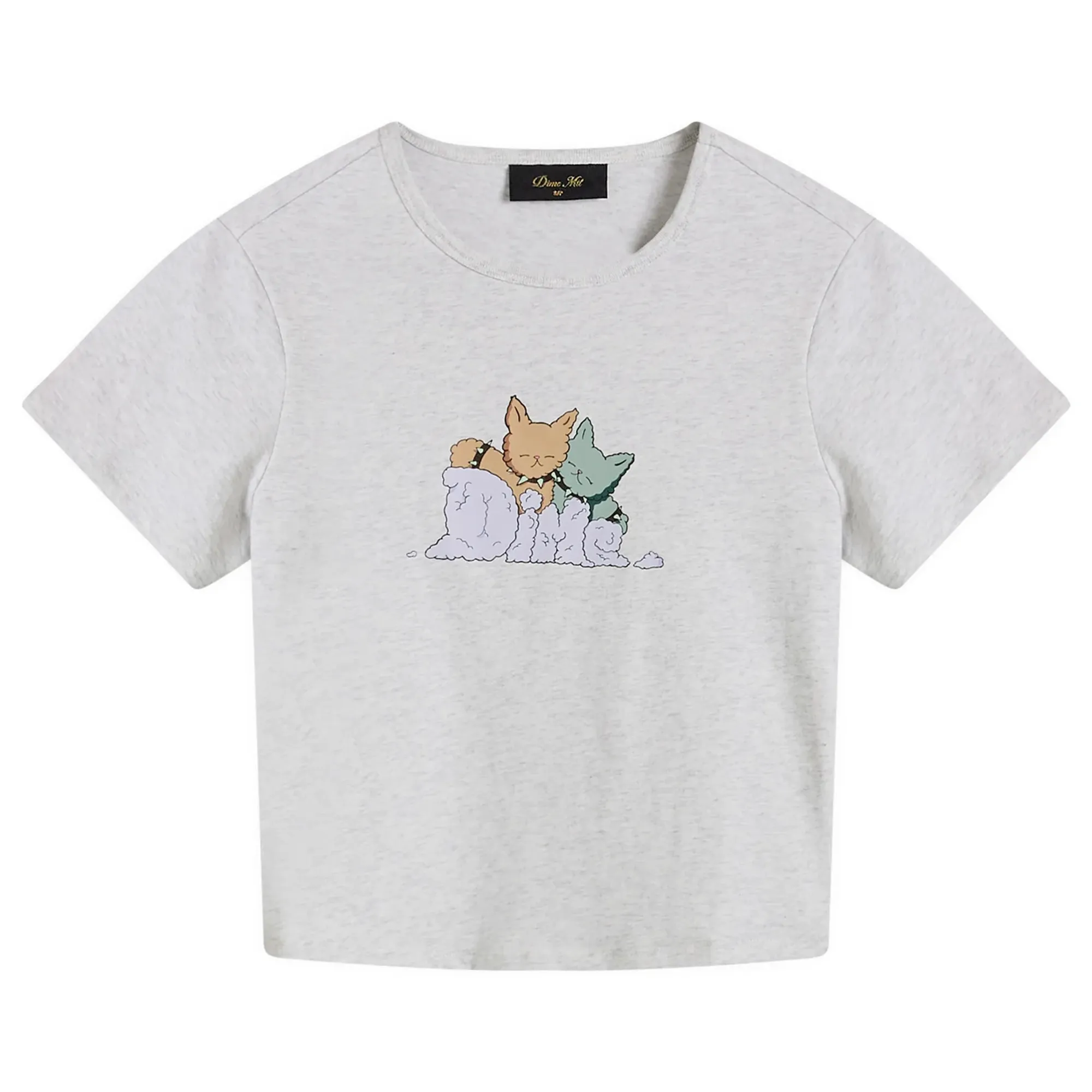 Dime Women's Fluff T-Shirt Ash