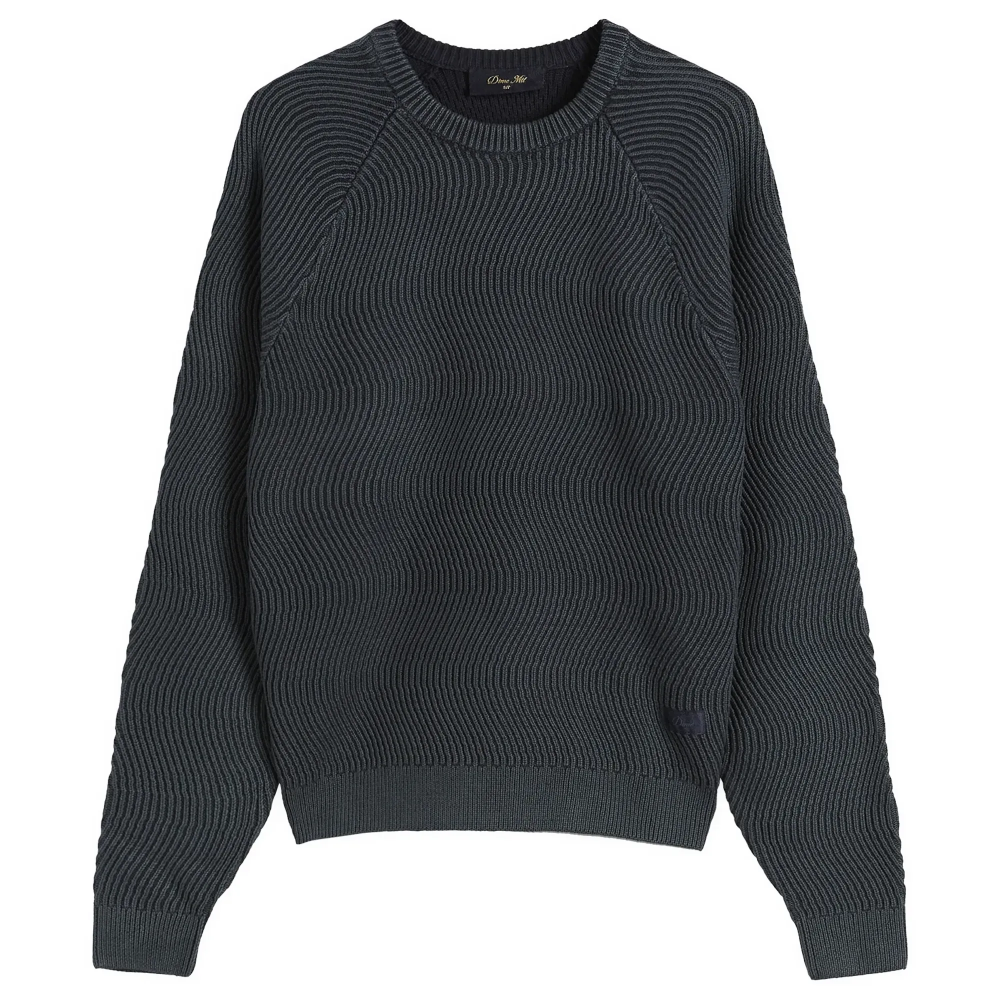 Dime Women's Wave Knit Sweater Navy