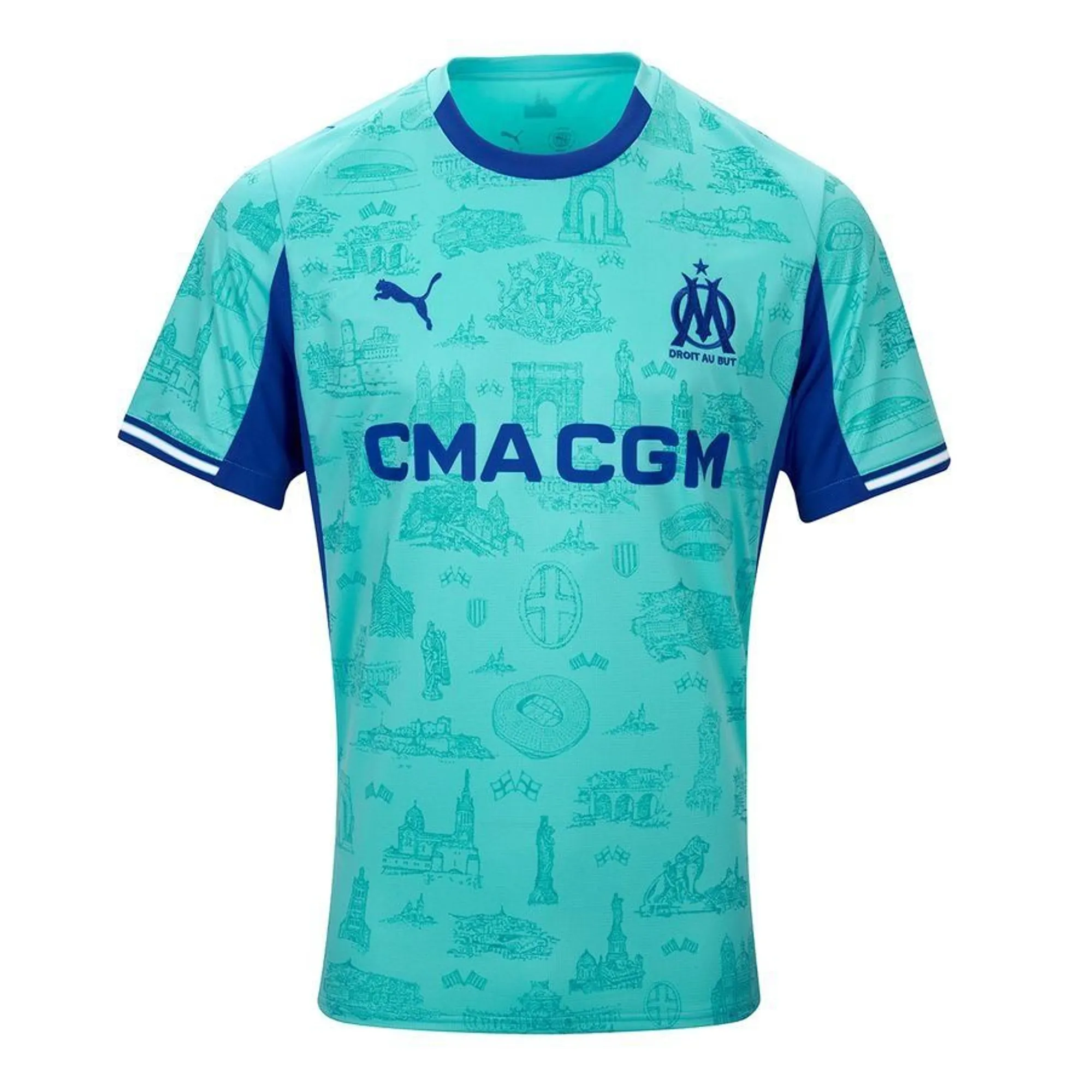 PUMA Olympique De Marseille Special Edition Jersey Men, Royal Blue