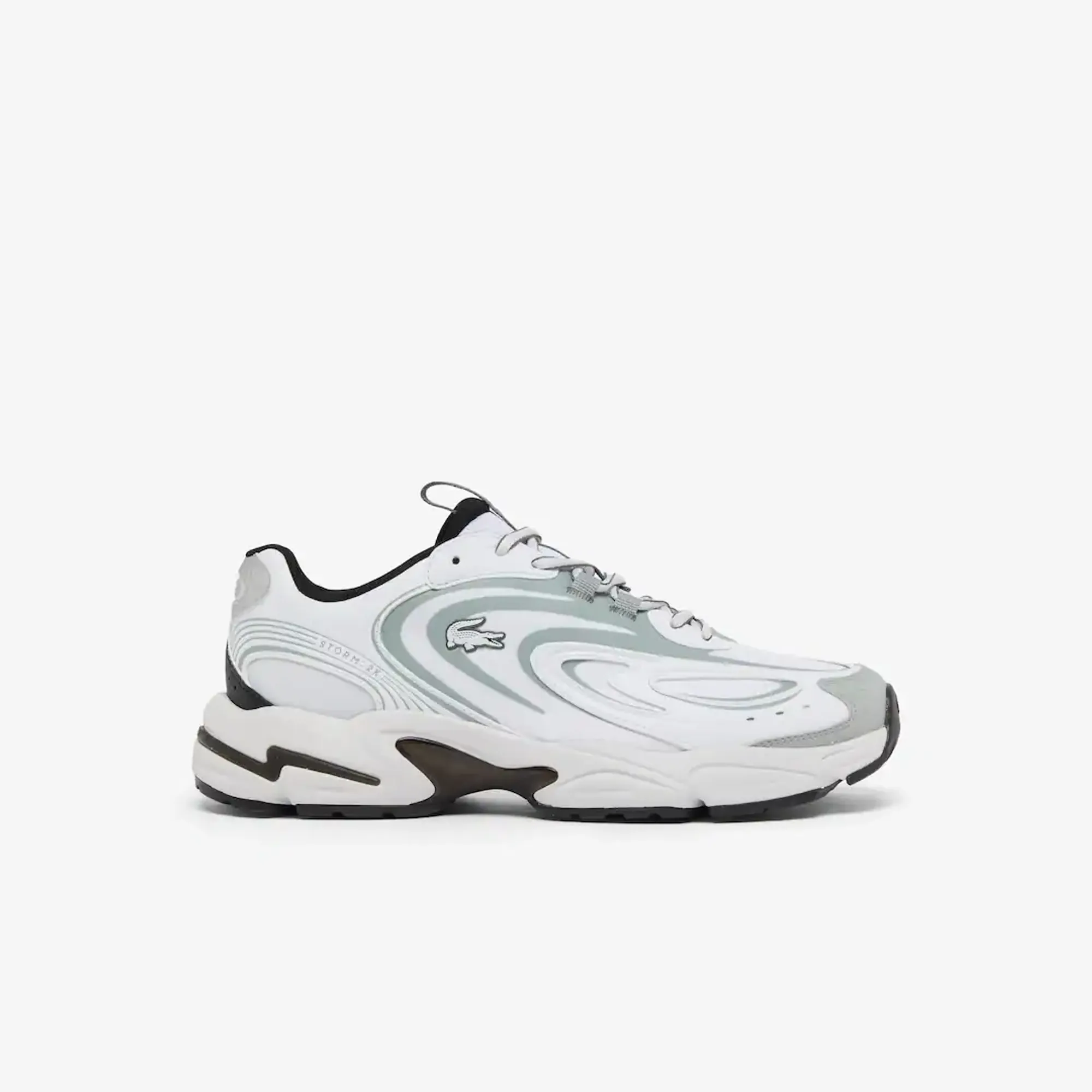 Lacoste Men's Storm 96 2K Tech Sneakers - White / Silver