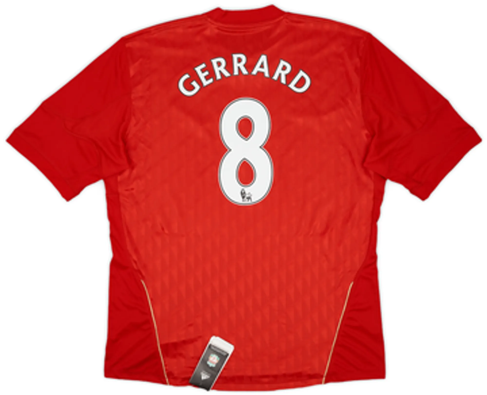 2010-12 Liverpool Home Shirt Gerrard #8EXXL