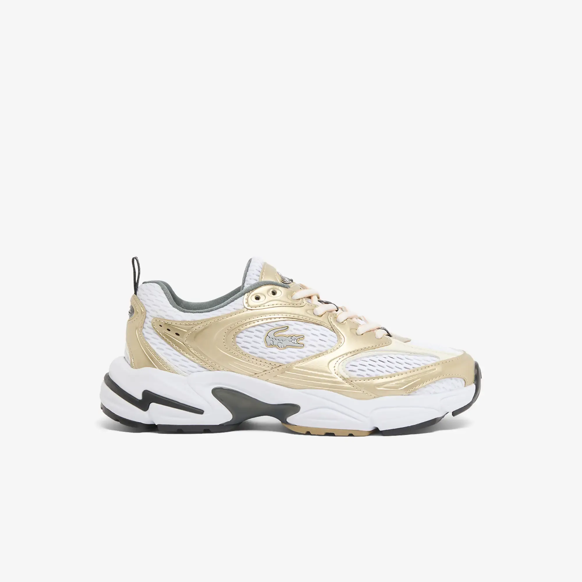 Lacoste Women's Storm 96 2K Sneakers - White & Gold
