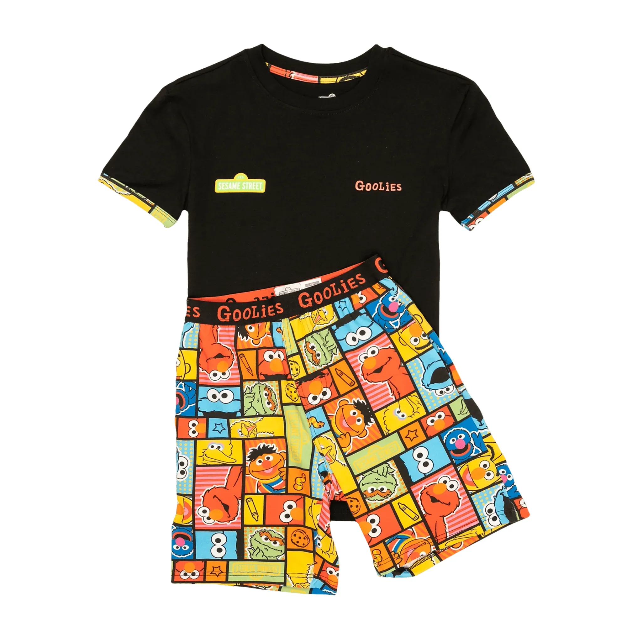 Sesame Street - Kids Shorts Pyjamas Set (T-Shirt & Shorts)