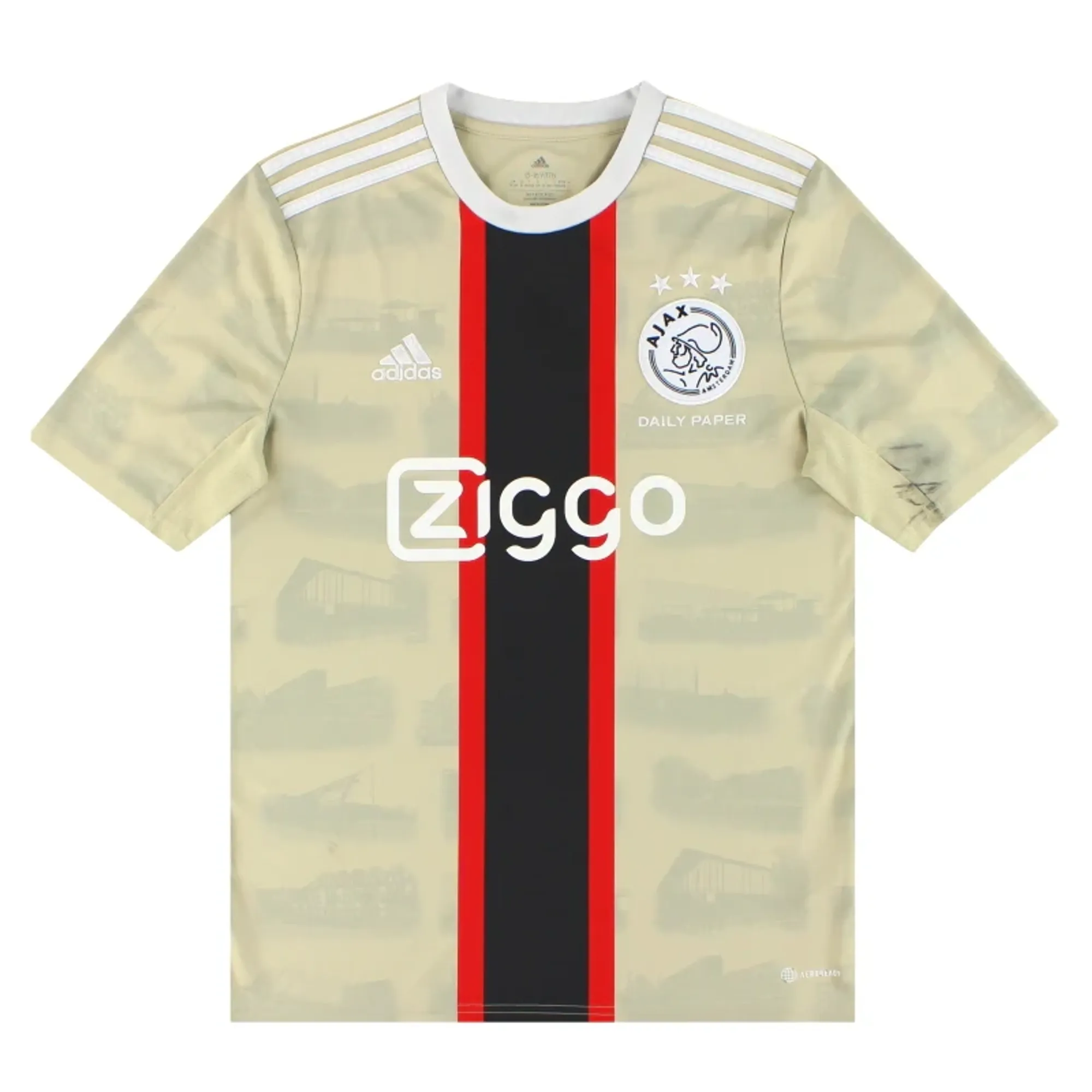 2022-23 Ajax x Daily Paper adidas Third Shirt XXL - Ajax / Excellent 