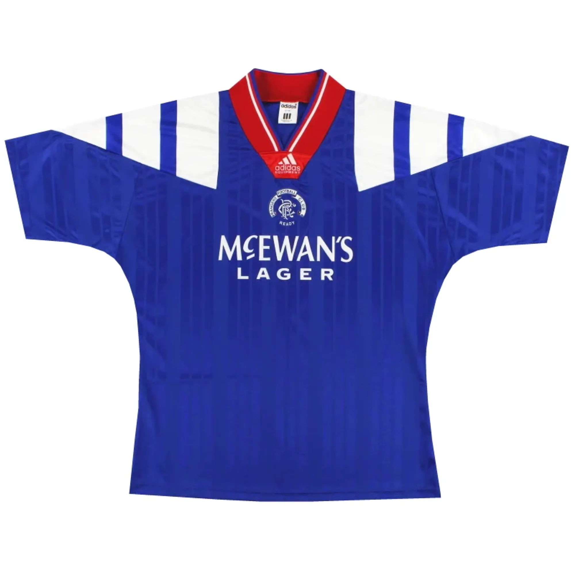 1992-94 Rangers adidas Home Shirt S - Rangers / Very good 
