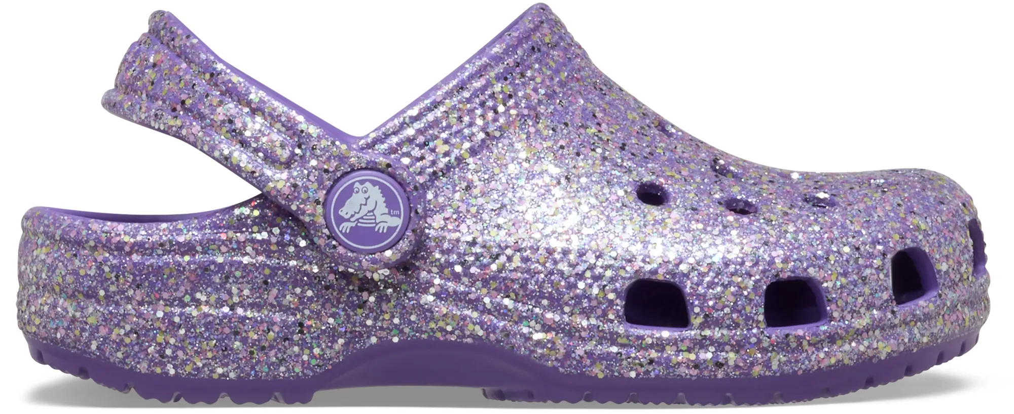 Crocs | Kids | Toddler Classic Fantasy Glitter | Clogs | Purple | C4