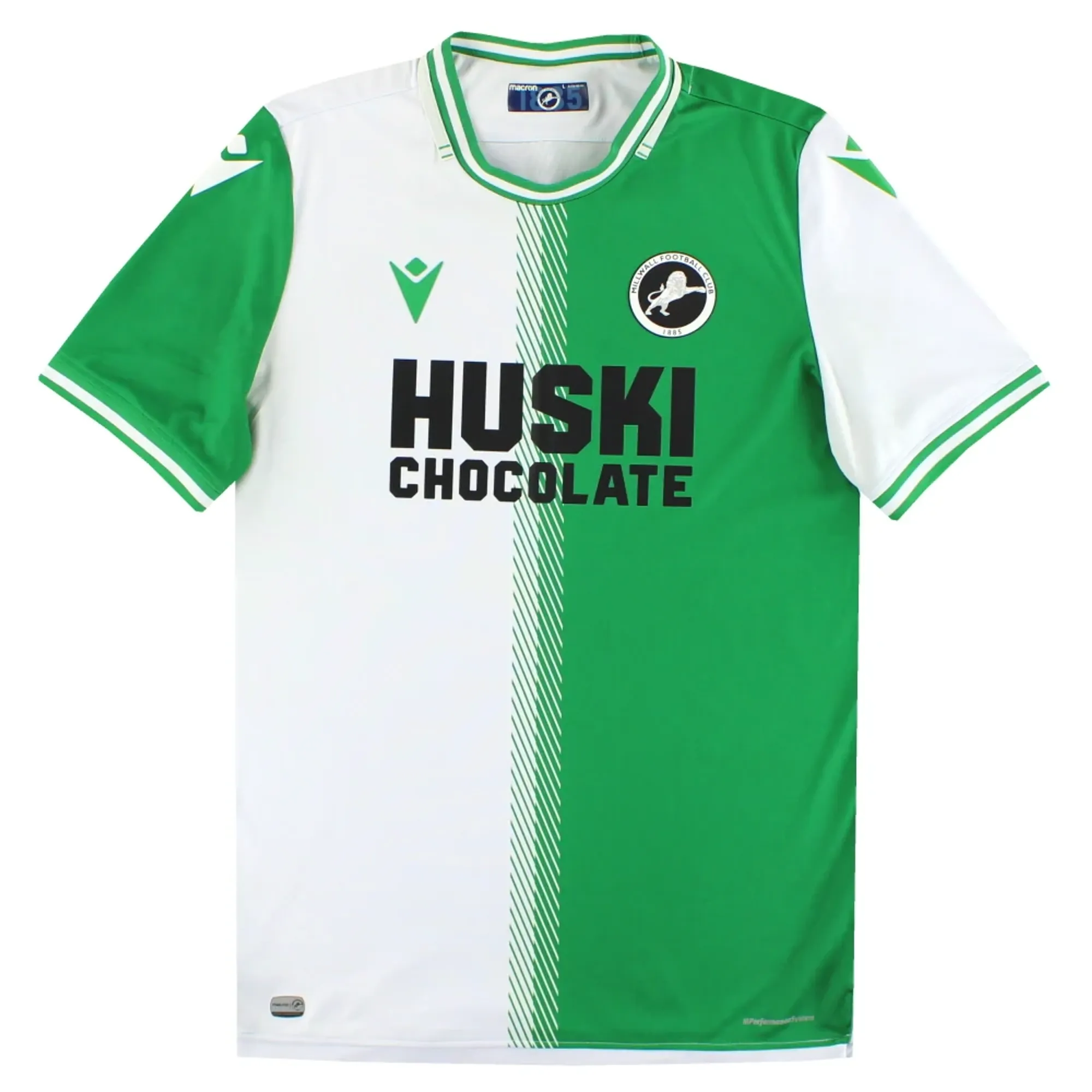 2020-21 Millwall Macron Away Shirt L - Millwall / Excellent 